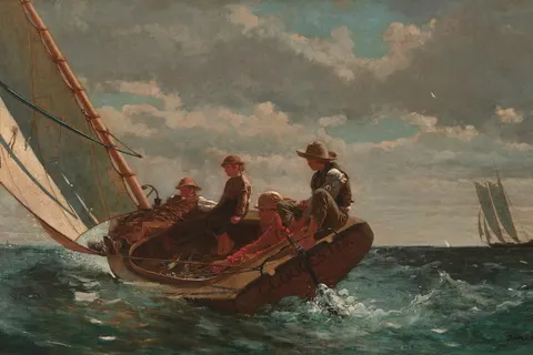 Breezing Up (A Fair Wind) by Winslow Homer, 1873