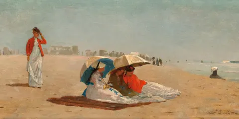 East Hampton Beach, Long Island by Winslow Homer, 1874