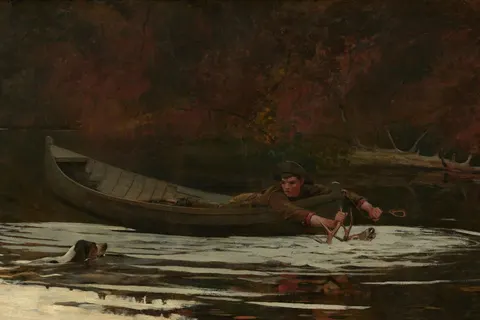 Hound and Hunter by Winslow Homer, 1892