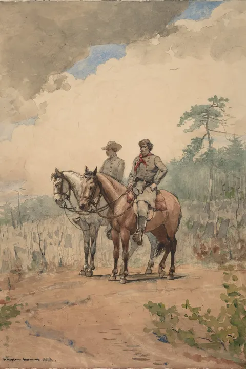 Two Scouts by Winslow Homer, 1887