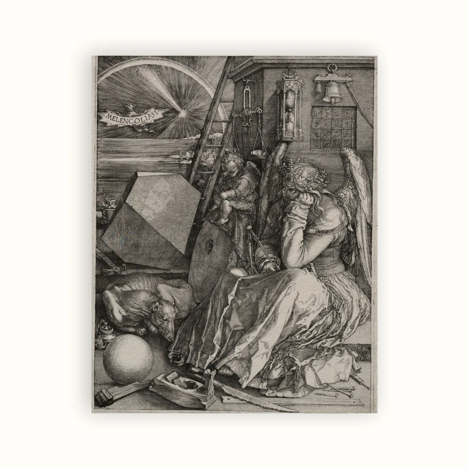 Melencolia I by Albrecht Dürer, 1514: as a fine art print