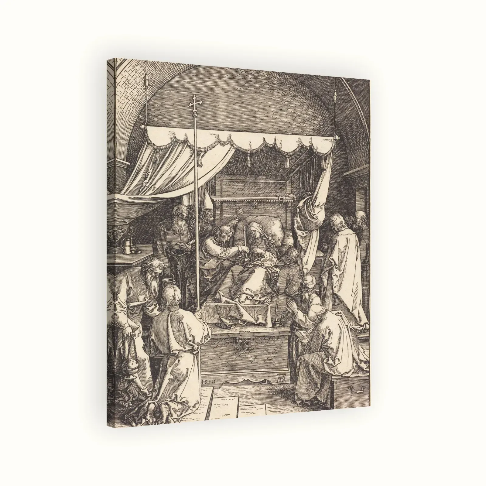 The Death of the Virgin by Albrecht Dürer, 1510: Stretched canvas