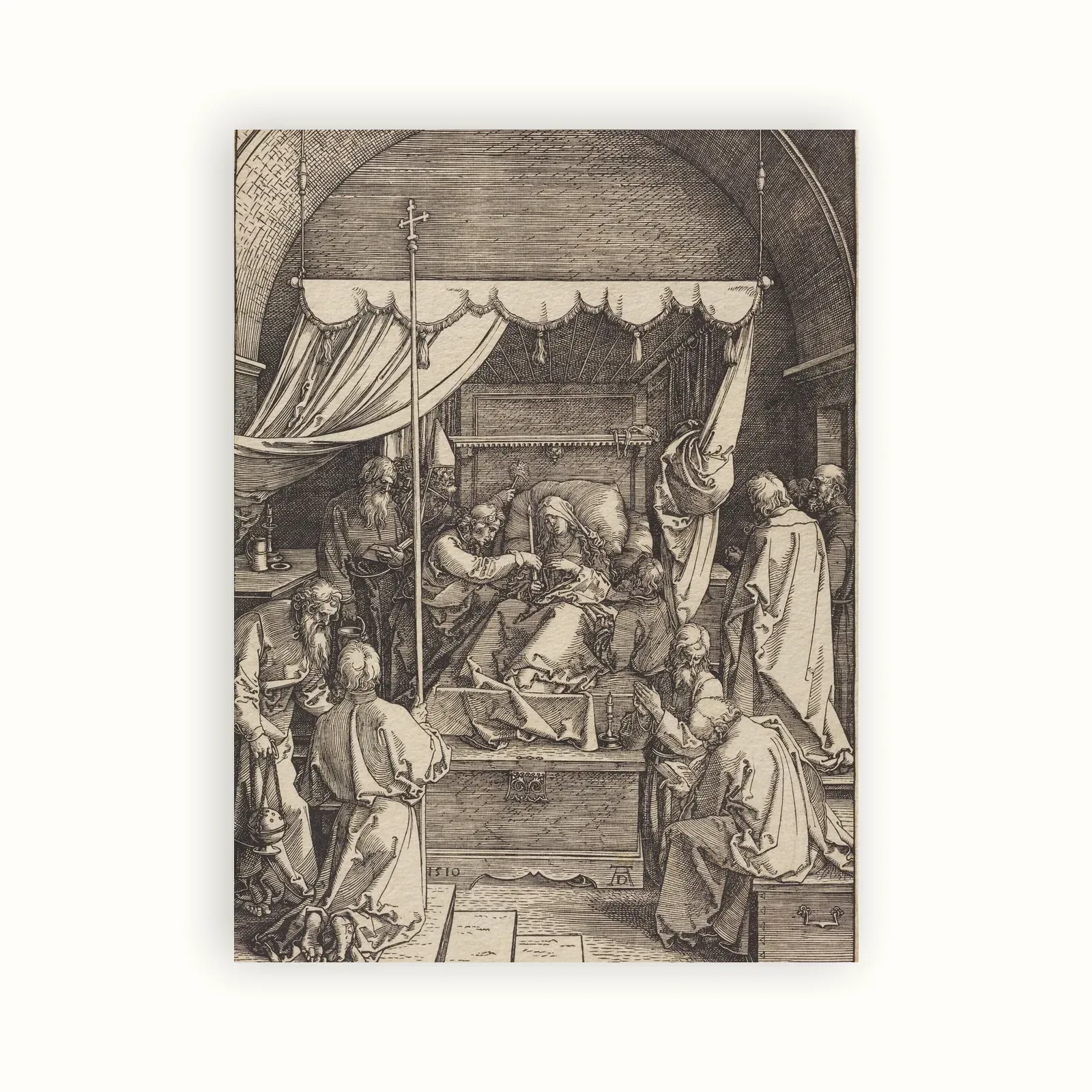 The Death of the Virgin by Albrecht Dürer, 1510: as a fine art print