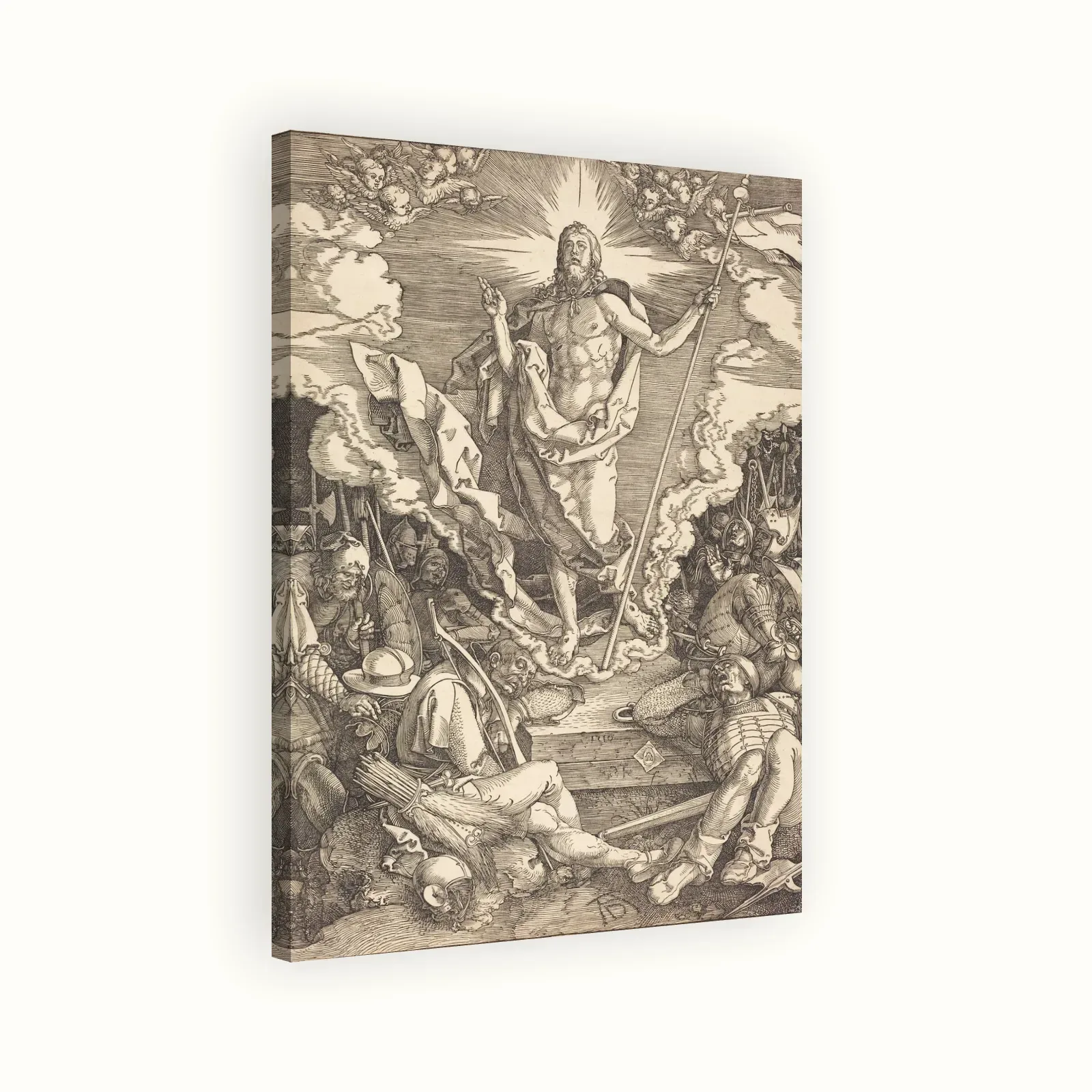 The Resurrection by Albrecht Dürer, 1510: Stretched canvas