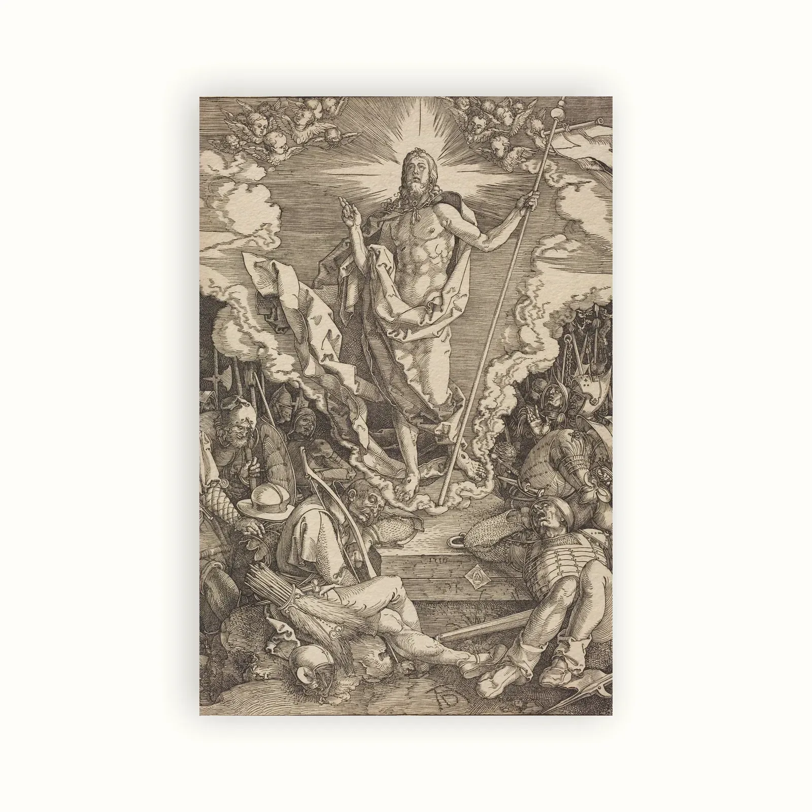 The Resurrection by Albrecht Dürer, 1510: as a fine art print