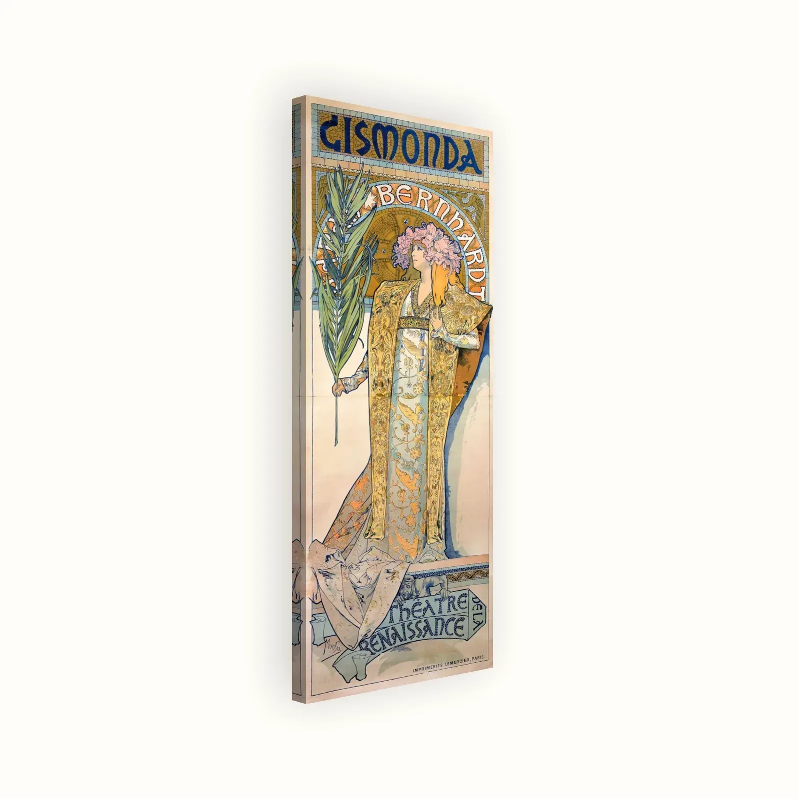 Gismonda by Alphonse Mucha, 1894: Stretched canvas