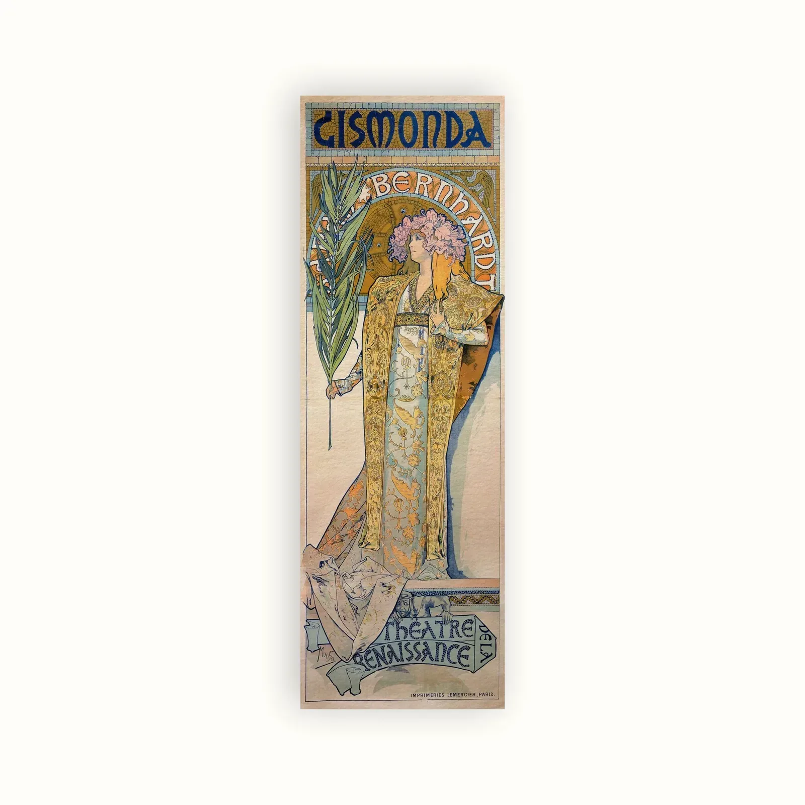 Gismonda by Alphonse Mucha, 1894: as a fine art print