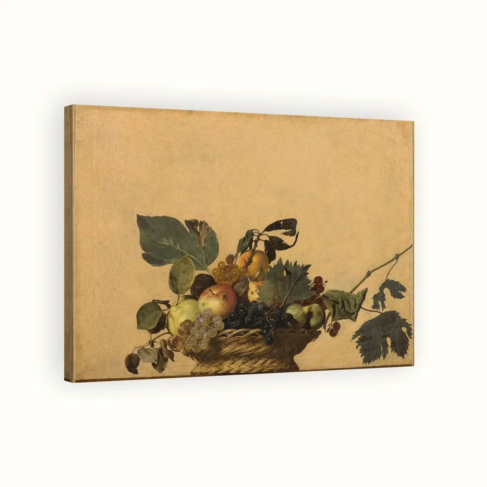 Basket of Fruit by Caravaggio, c. 1597–1600: Stretched canvas