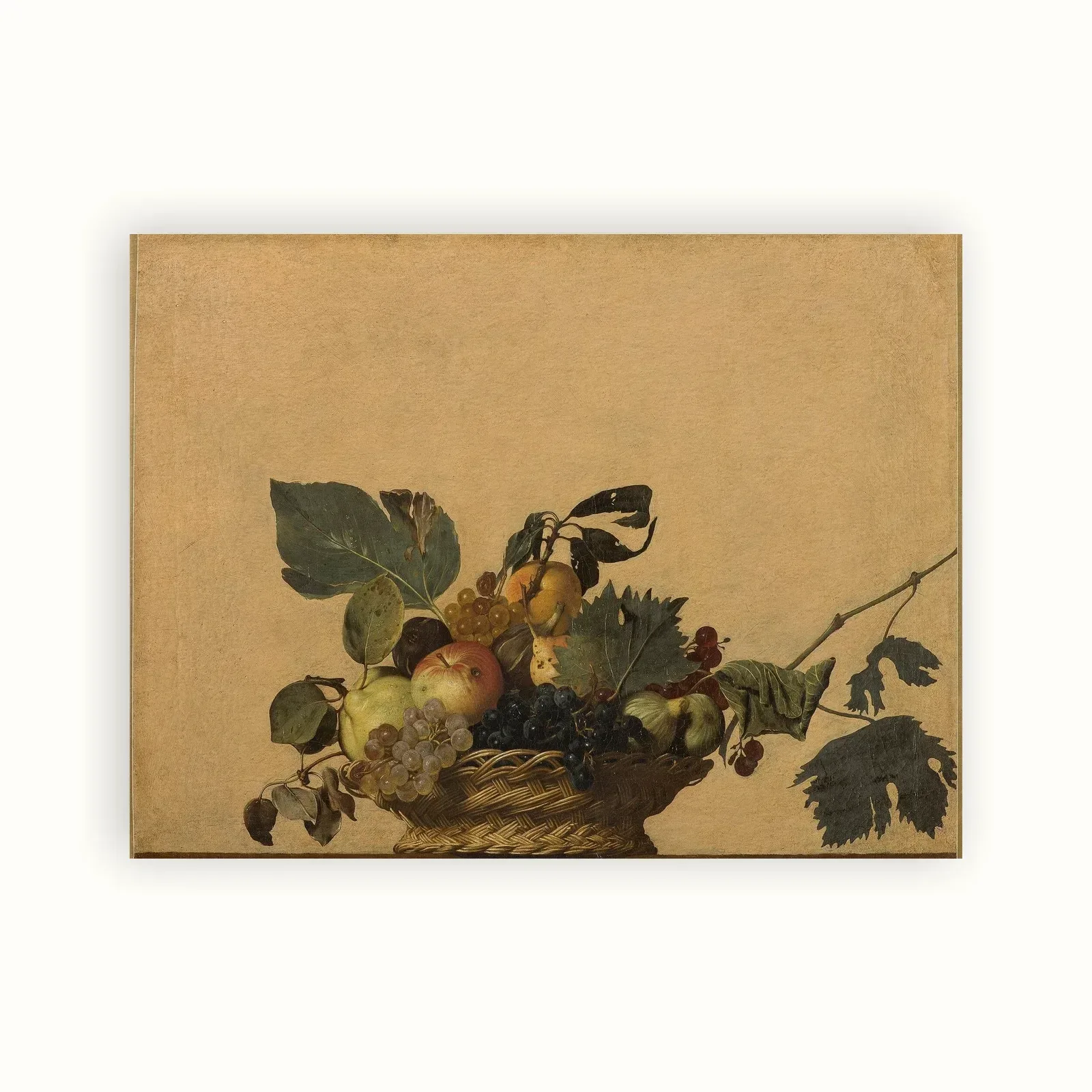 Basket of Fruit by Caravaggio, c. 1597–1600: as a fine art print