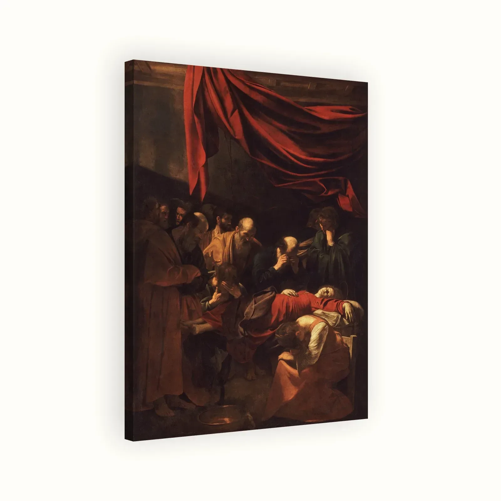 Death of the Virgin by Caravaggio, c. 1601–1606: Stretched canvas