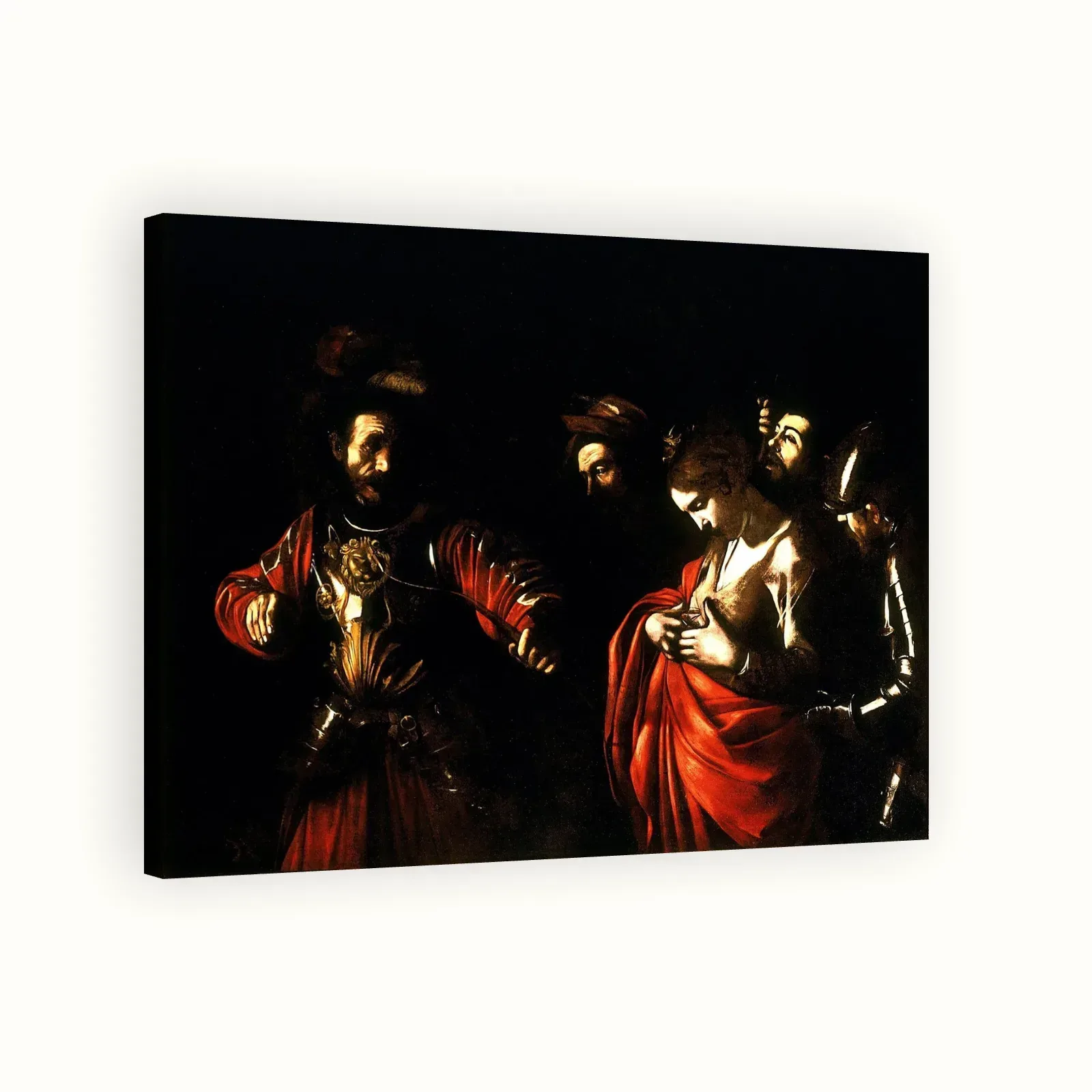 The Martyrdom of Saint Ursula by Caravaggio, 1610: Stretched canvas