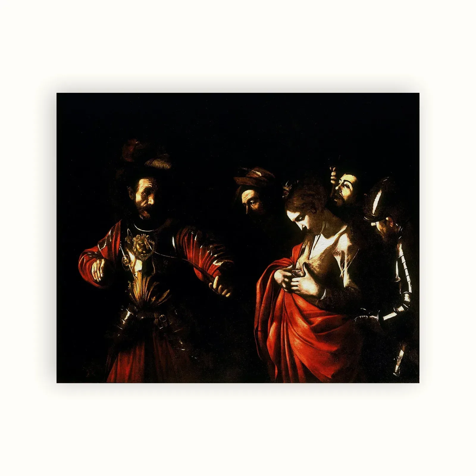 The Martyrdom of Saint Ursula by Caravaggio, 1610: as a fine art print