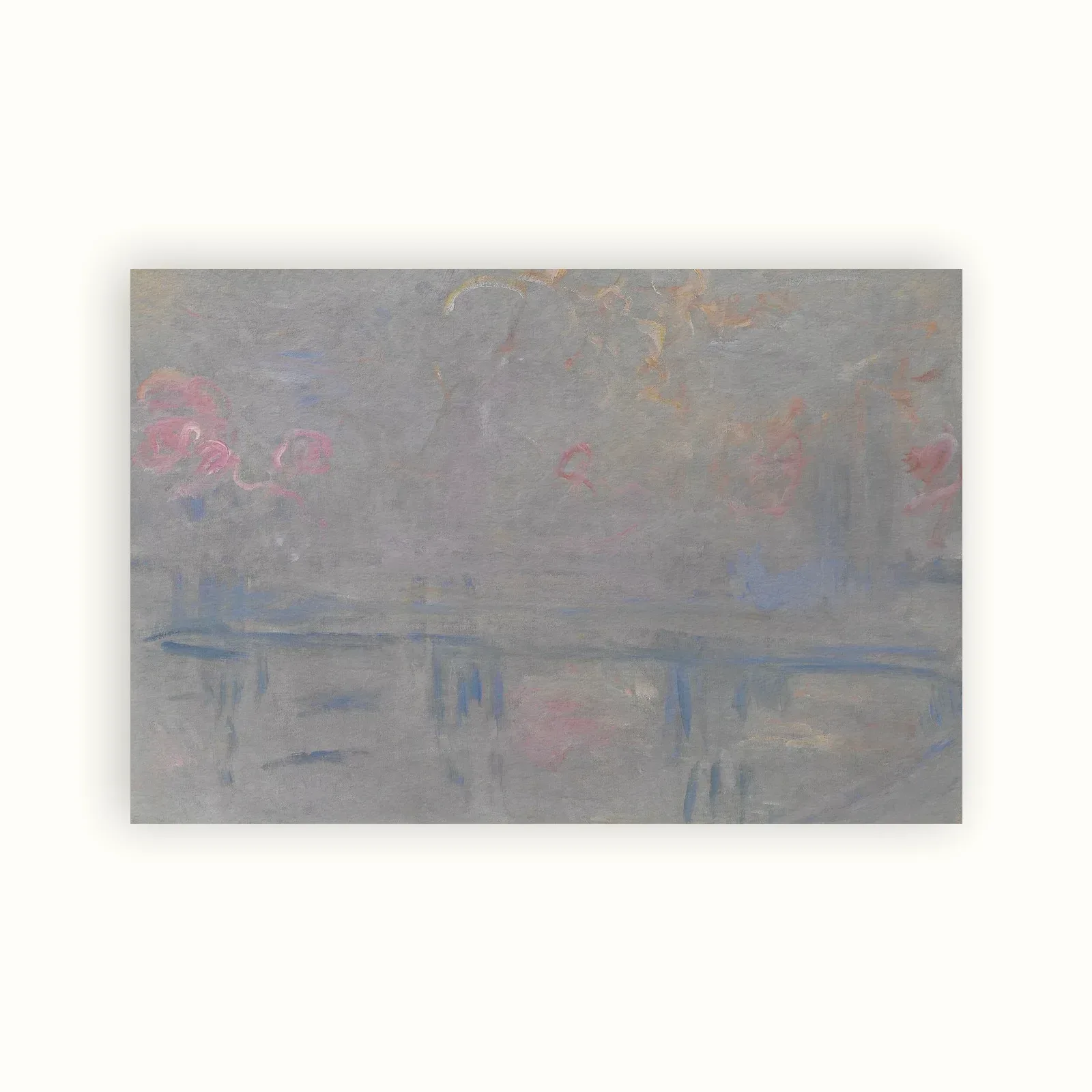 Charing Cross Bridge by Claude Monet, 1900s: as a fine art print
