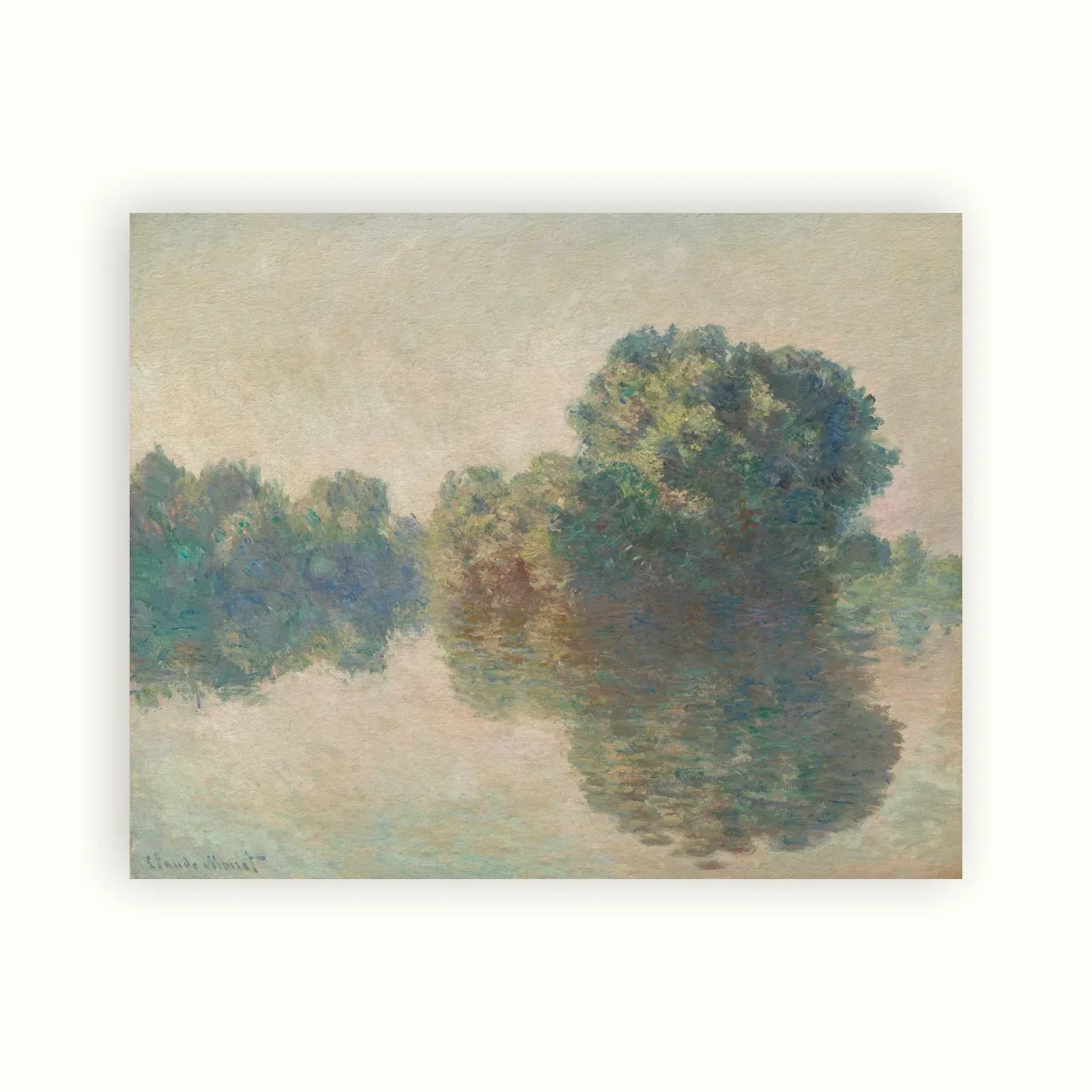 The Seine at Giverny by Claude Monet, 1897: as a fine art print