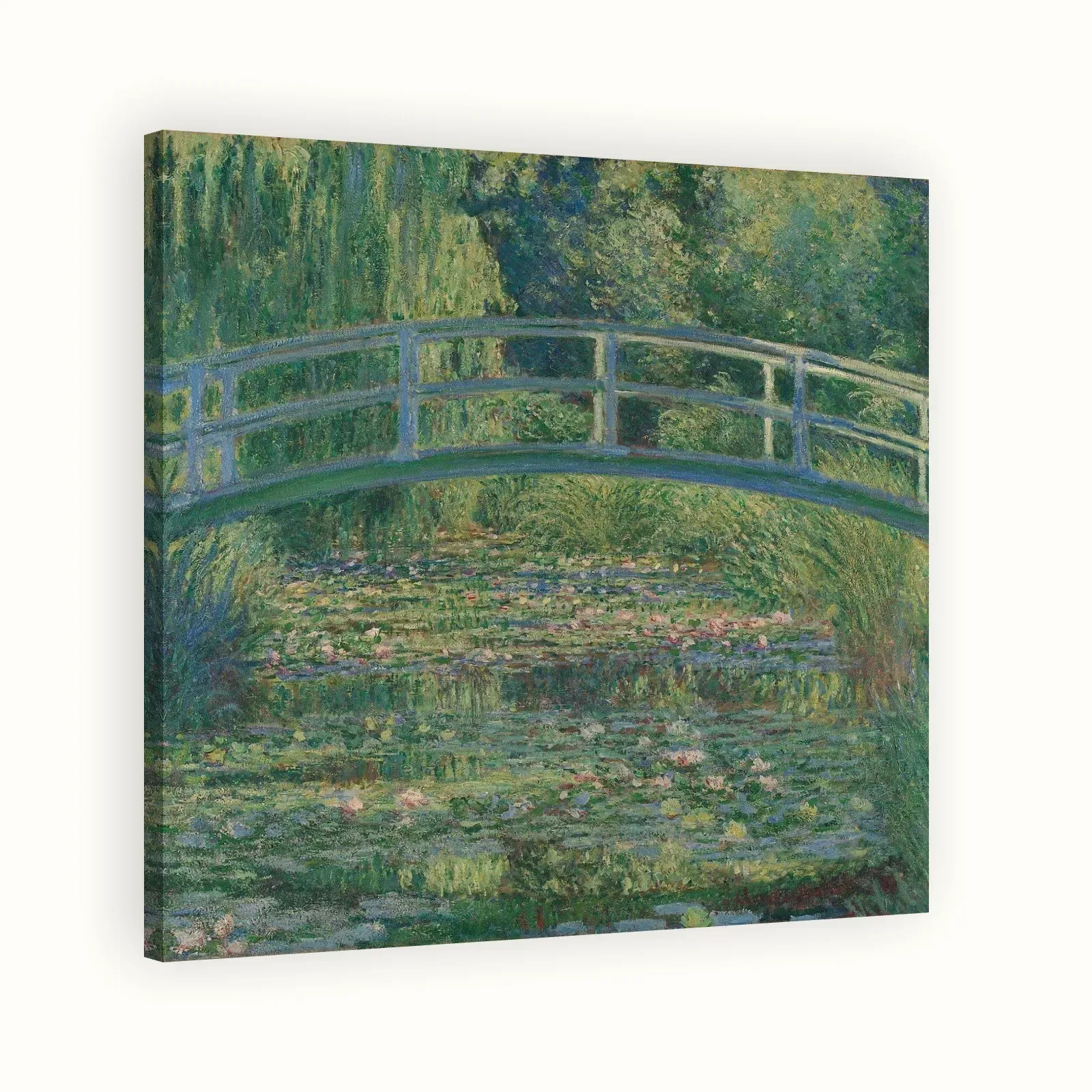 The Water Lily Pond (Le Bassin aux nymphéas) by Claude Monet, 1899: Stretched canvas