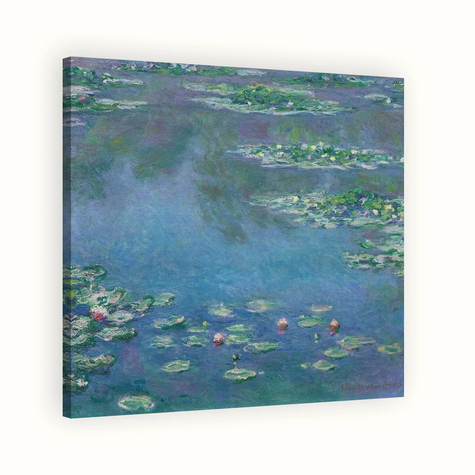 Water Lilies (Nymphéas), 1906 by Claude Monet, 1906: Stretched canvas