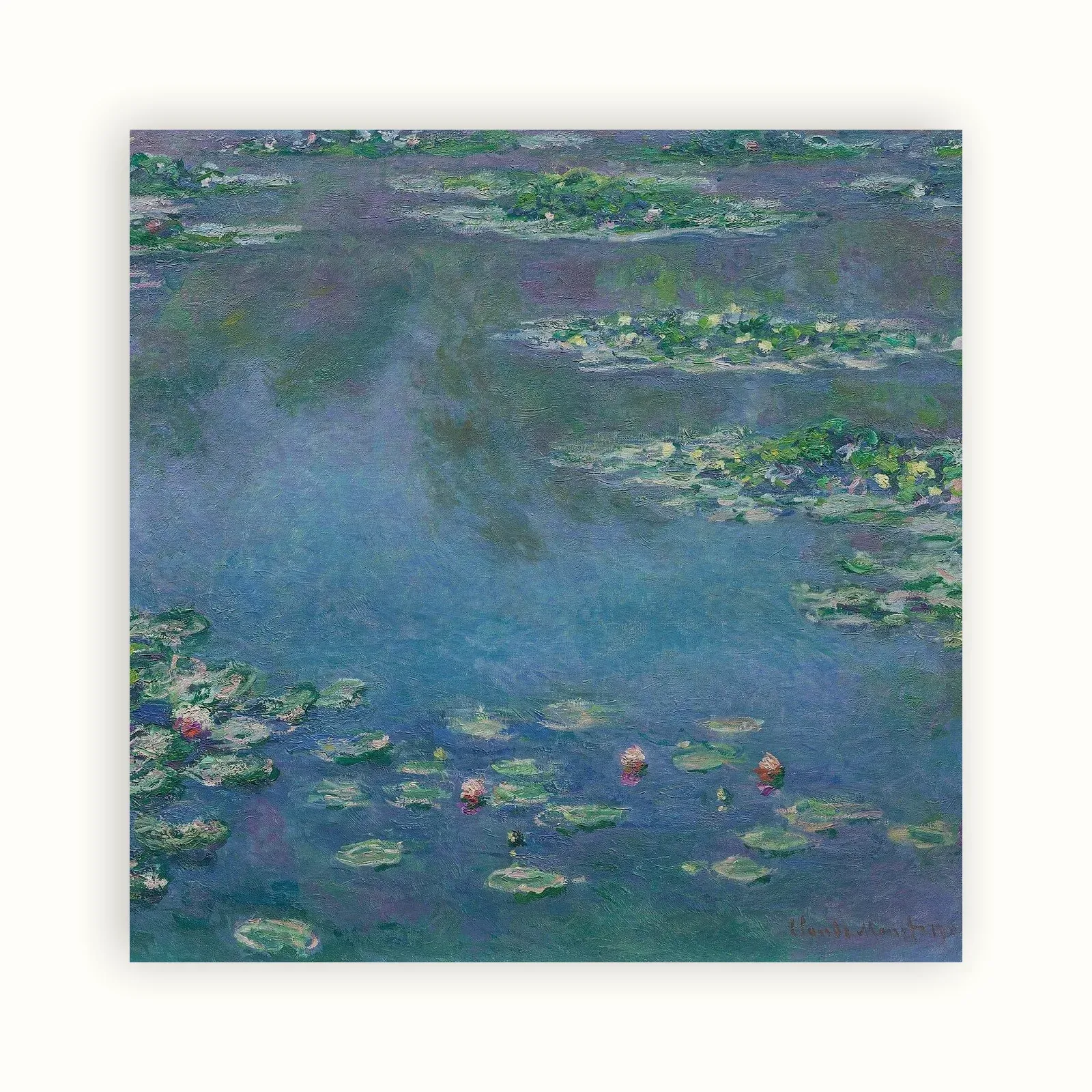 Water Lilies (Nymphéas), 1906 by Claude Monet, 1906: as a fine art print