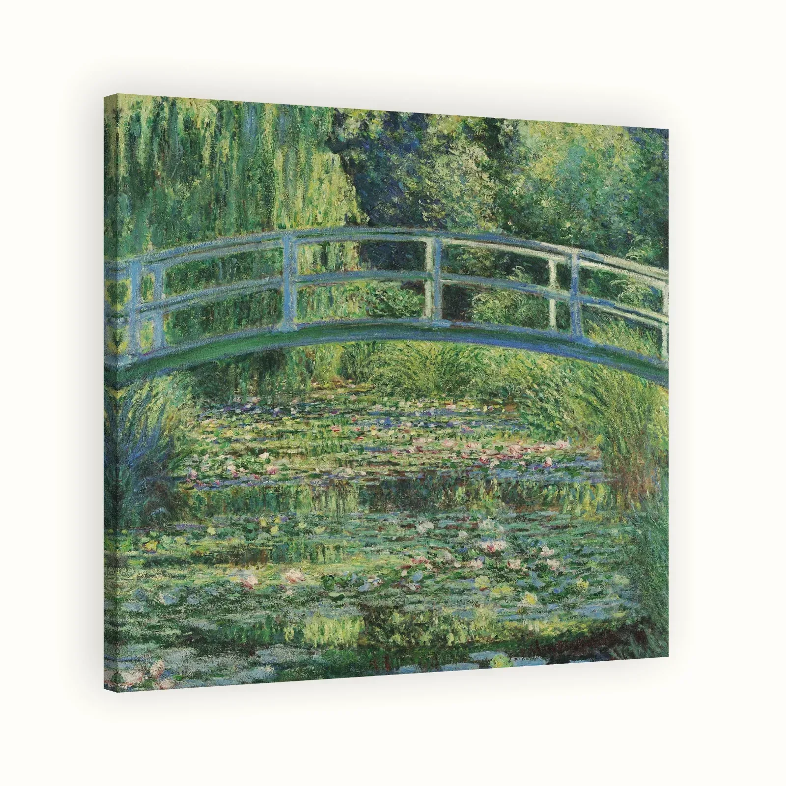 Water Lilies and Japanese Bridge by Claude Monet, 1899: Stretched canvas