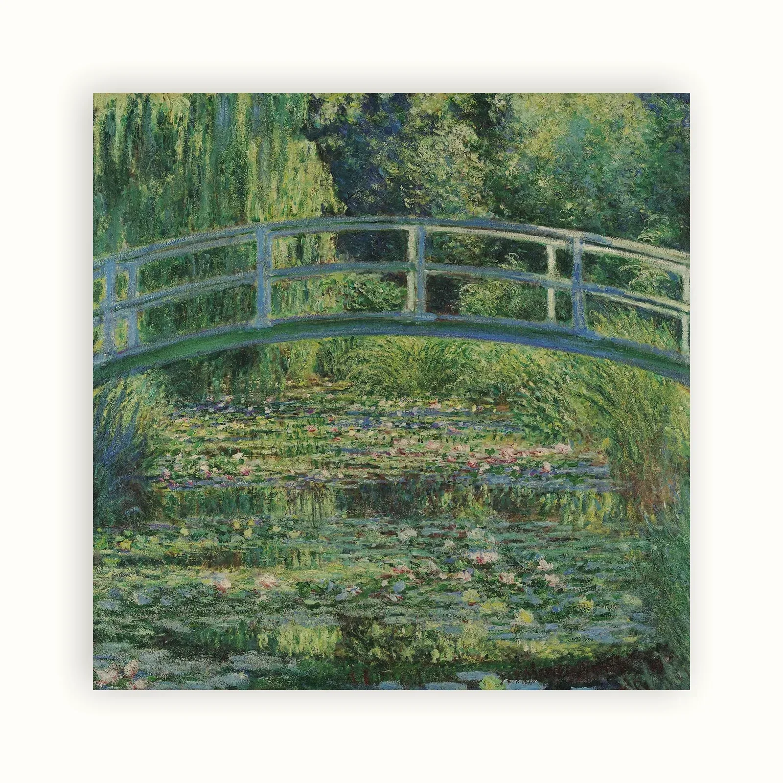 Water Lilies and Japanese Bridge by Claude Monet, 1899: as a fine art print