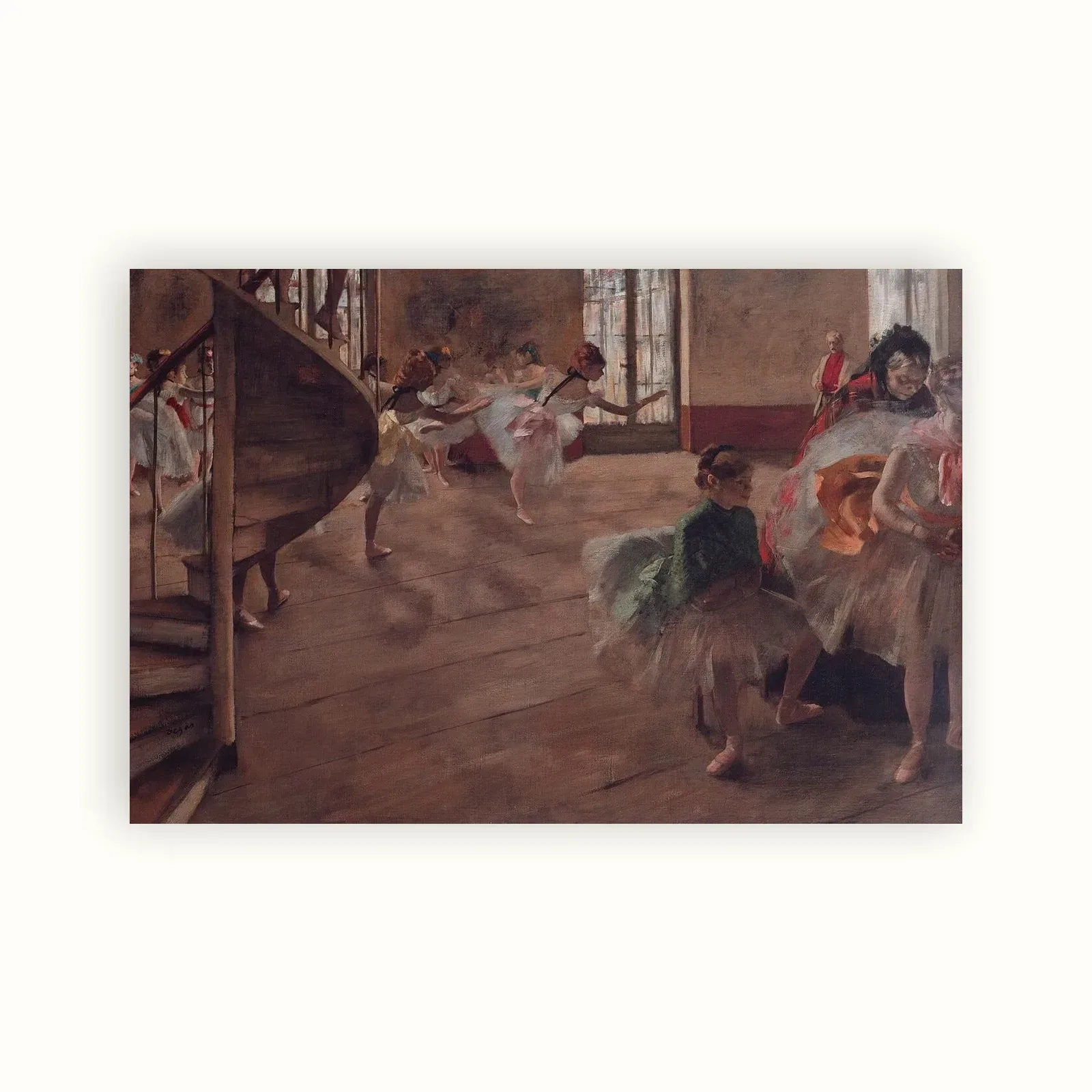 Ballet Rehearsal by Edgar Degas, 1874: as a fine art print