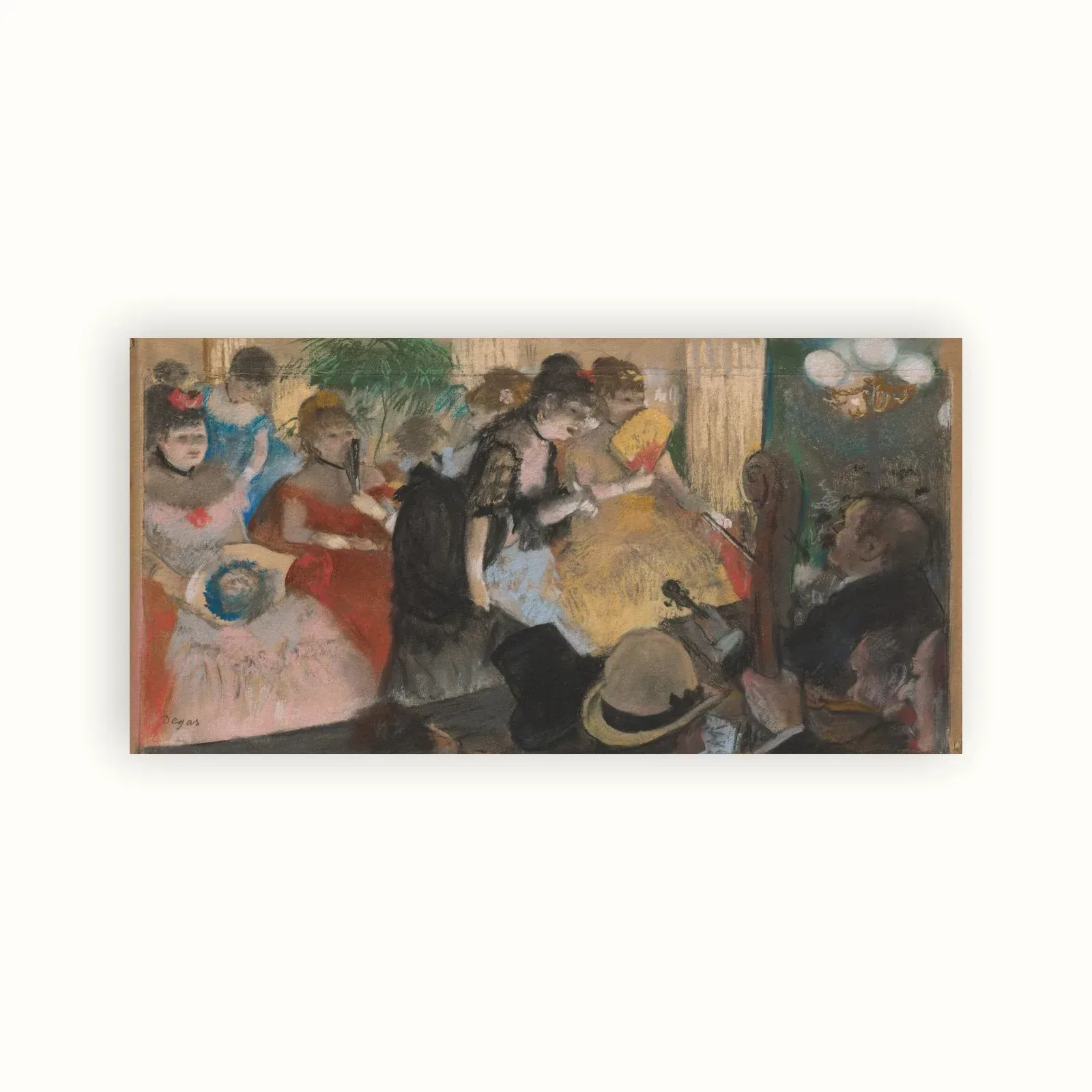 Café-Concert by Edgar Degas, 1876–1877: as a fine art print
