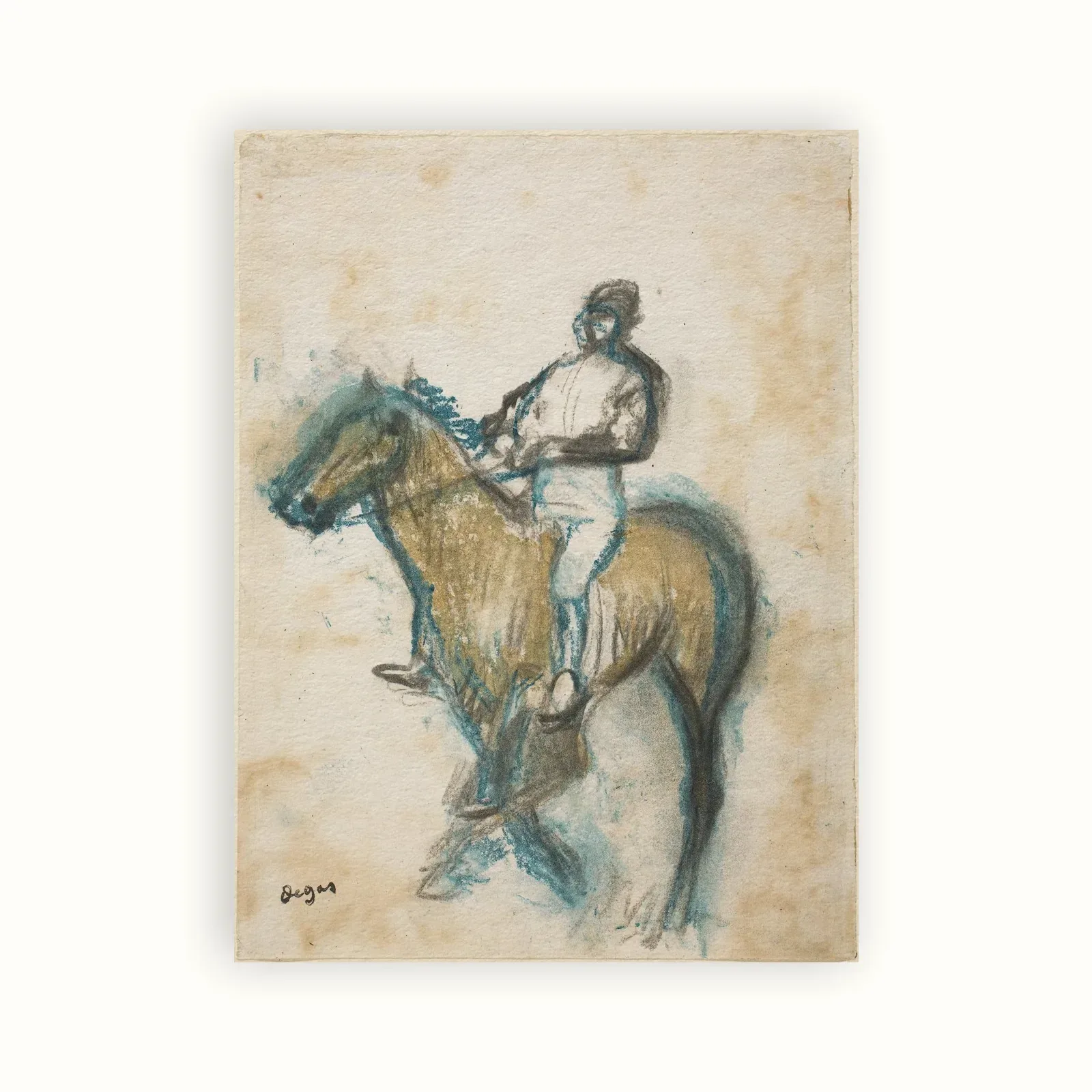 Jockey by Edgar Degas, c. 1898: as a fine art print