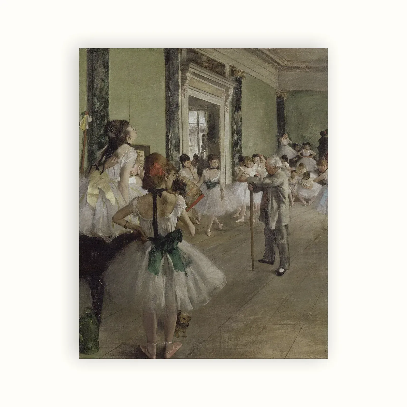 The Ballet Class by Edgar Degas, 1871–1874: as a fine art print