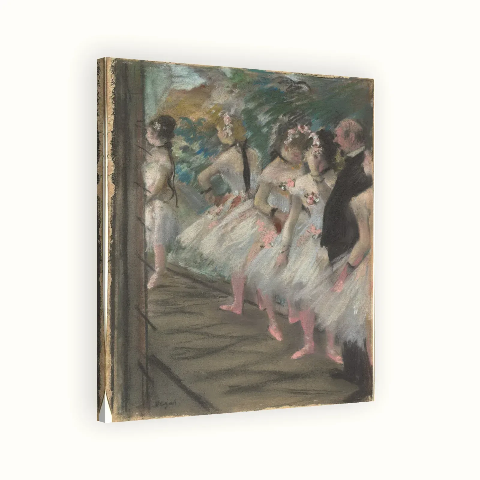 The Ballet by Edgar Degas, c. 1880: Stretched canvas