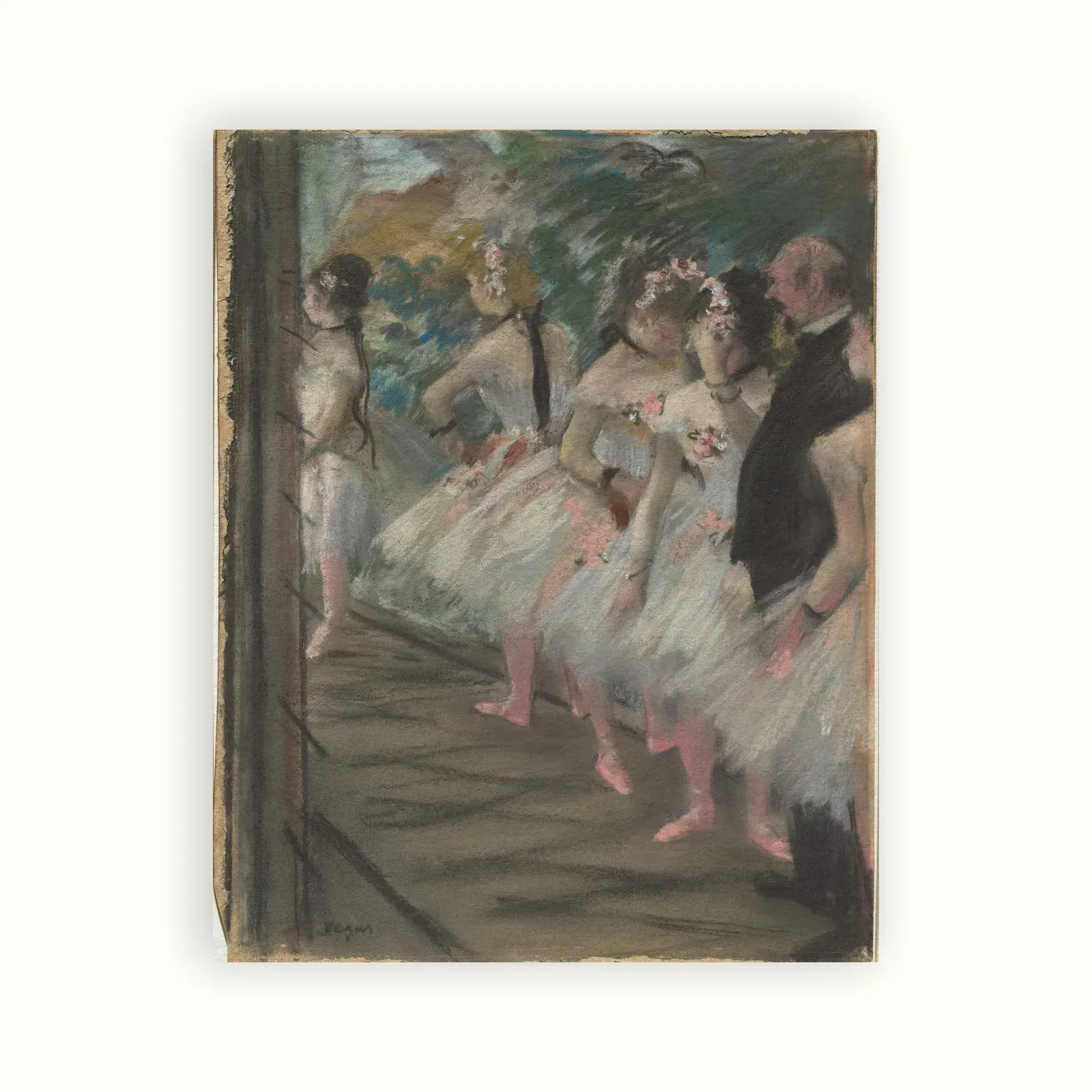 The Ballet by Edgar Degas, c. 1880: as a fine art print