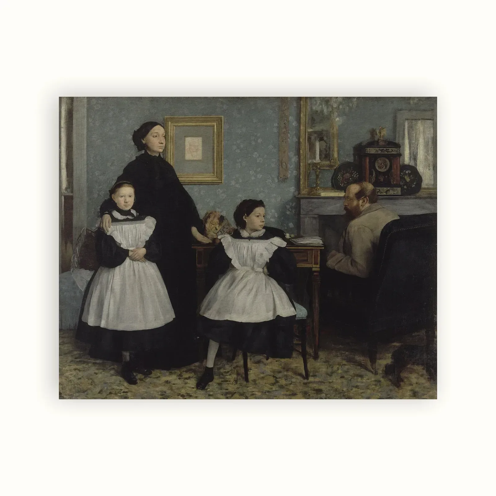 The Bellelli Family by Edgar Degas, 1858–1869: as a fine art print