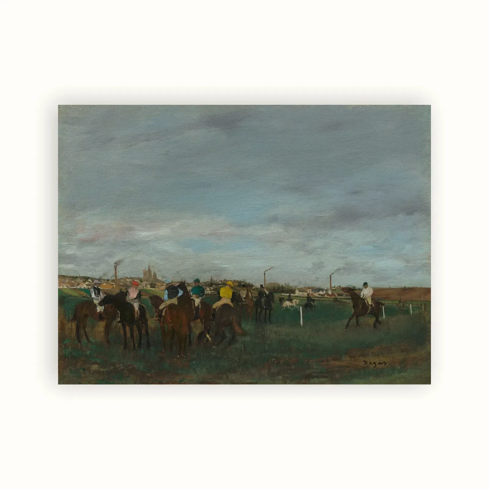 The Races by Edgar Degas, 1871–1872: as a fine art print