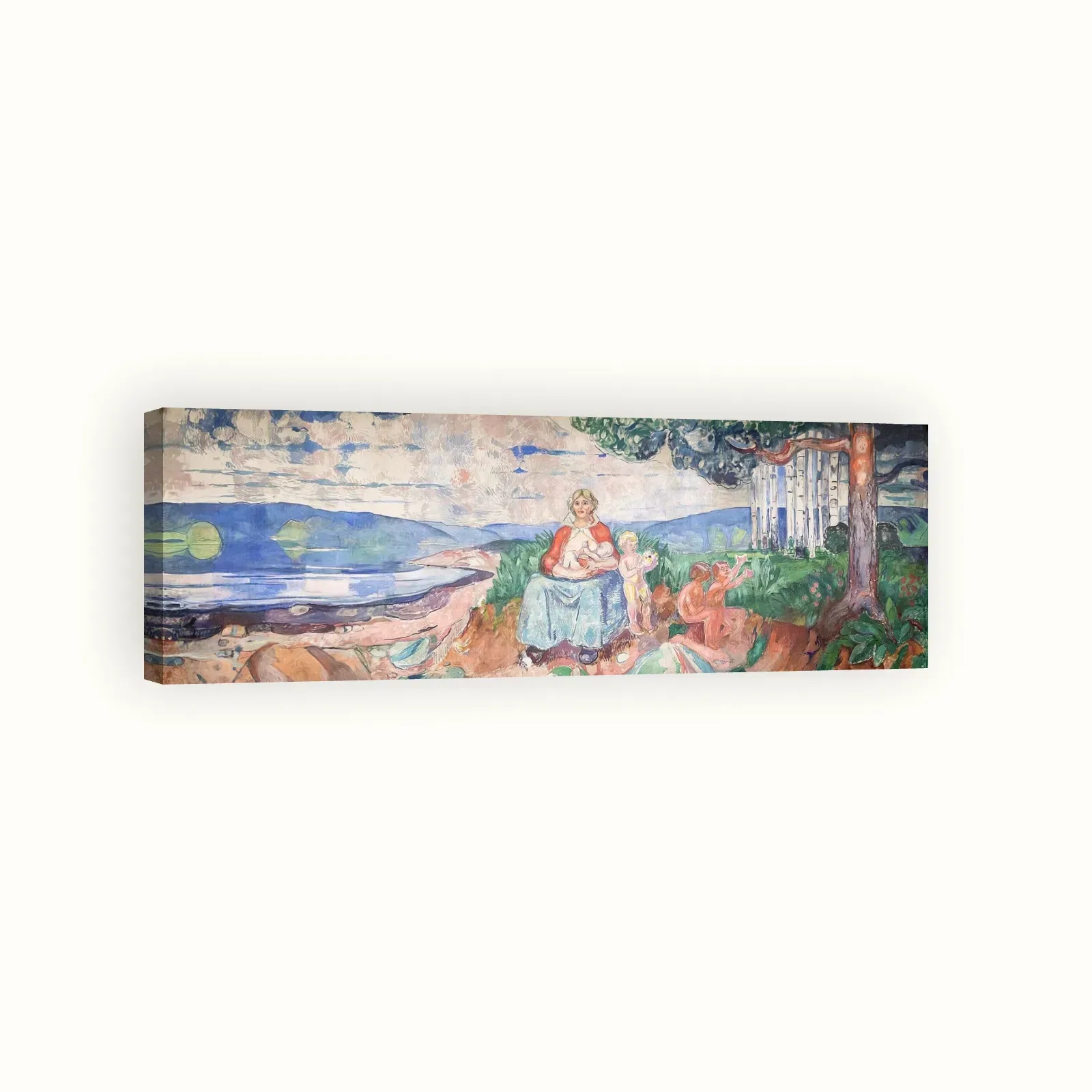 Alma Mater by Edvard Munch, 1915: Stretched canvas