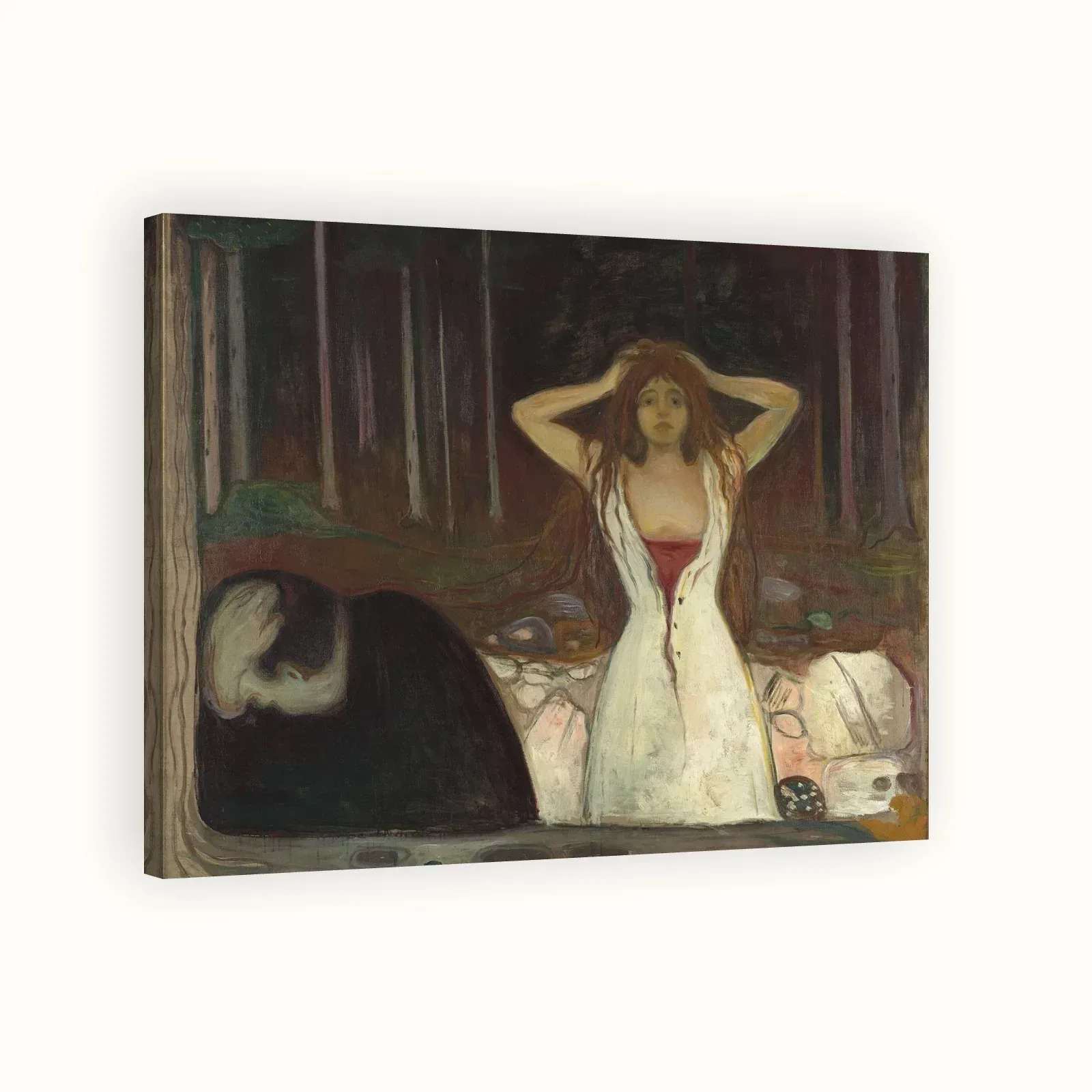 Ashes by Edvard Munch, 1895: Stretched canvas