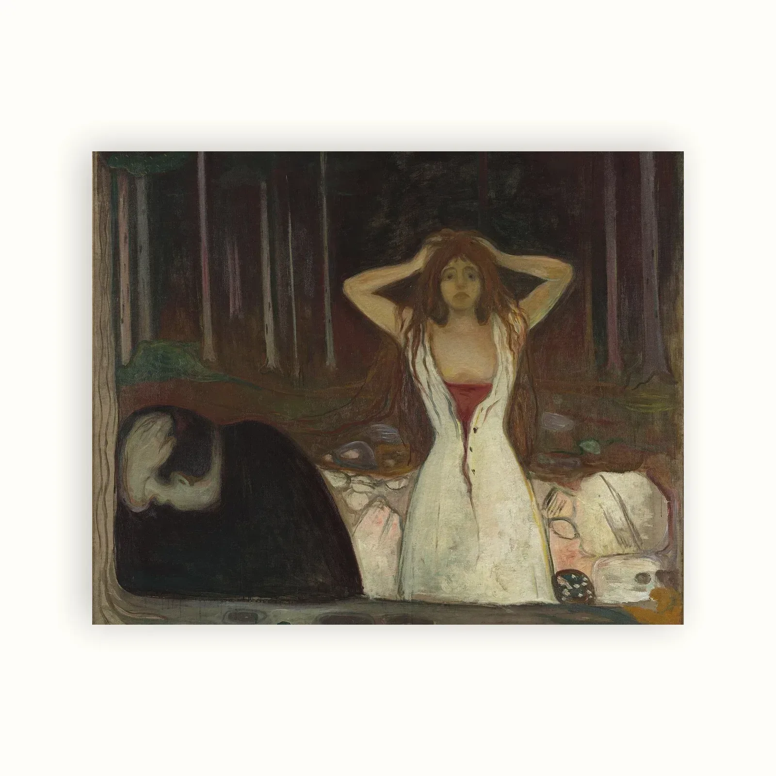 Ashes by Edvard Munch, 1895: as a fine art print