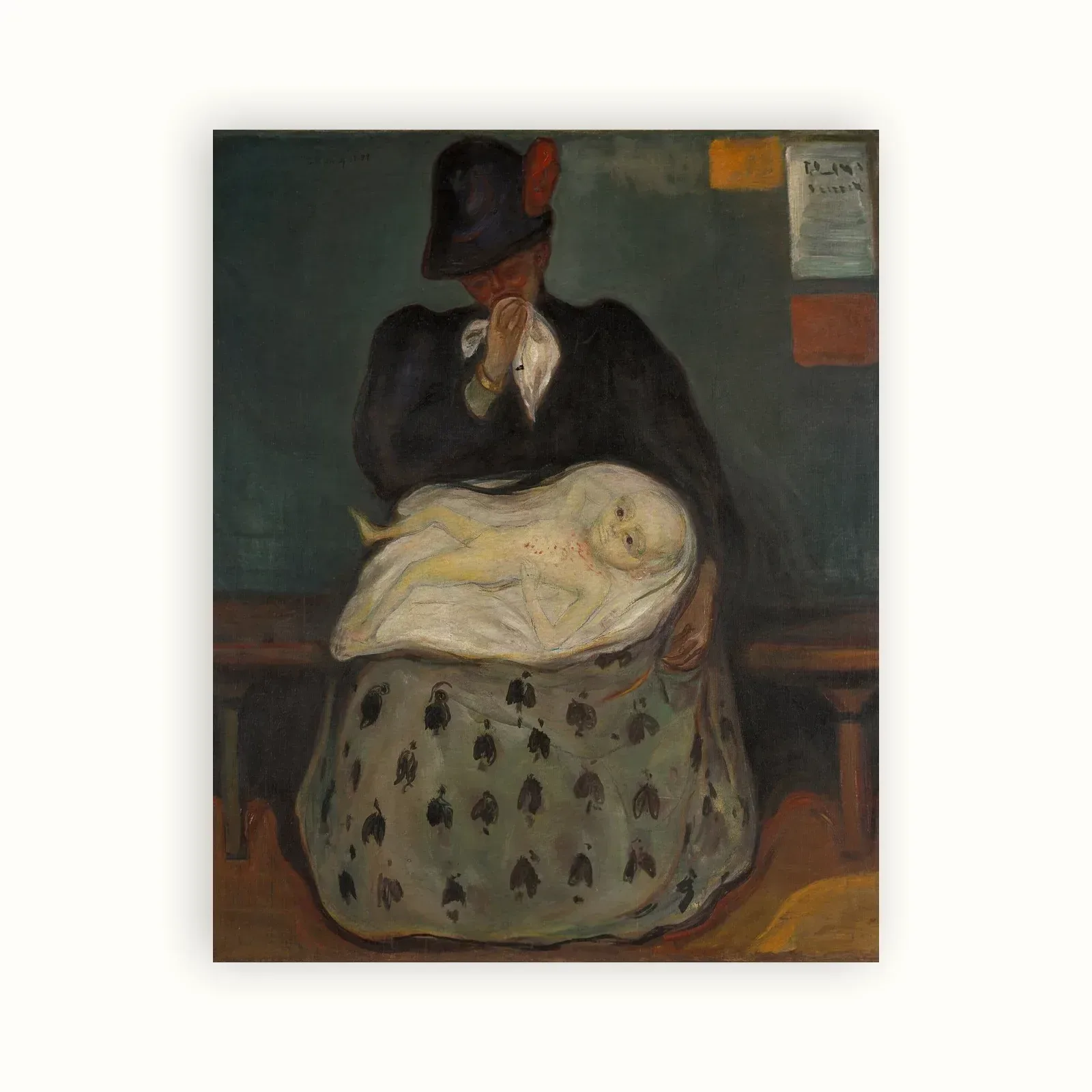 Inheritance by Edvard Munch, 1890s: as a fine art print