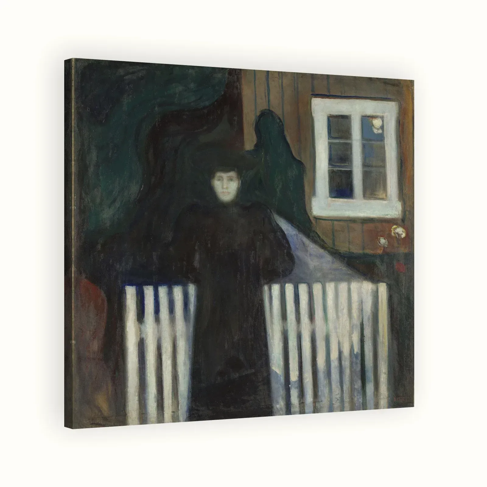 Moonlight by Edvard Munch, 1893: Stretched canvas