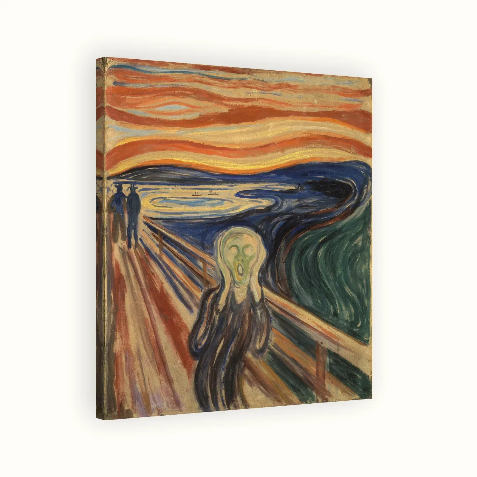 The Scream by Edvard Munch, c. 1910: Stretched canvas