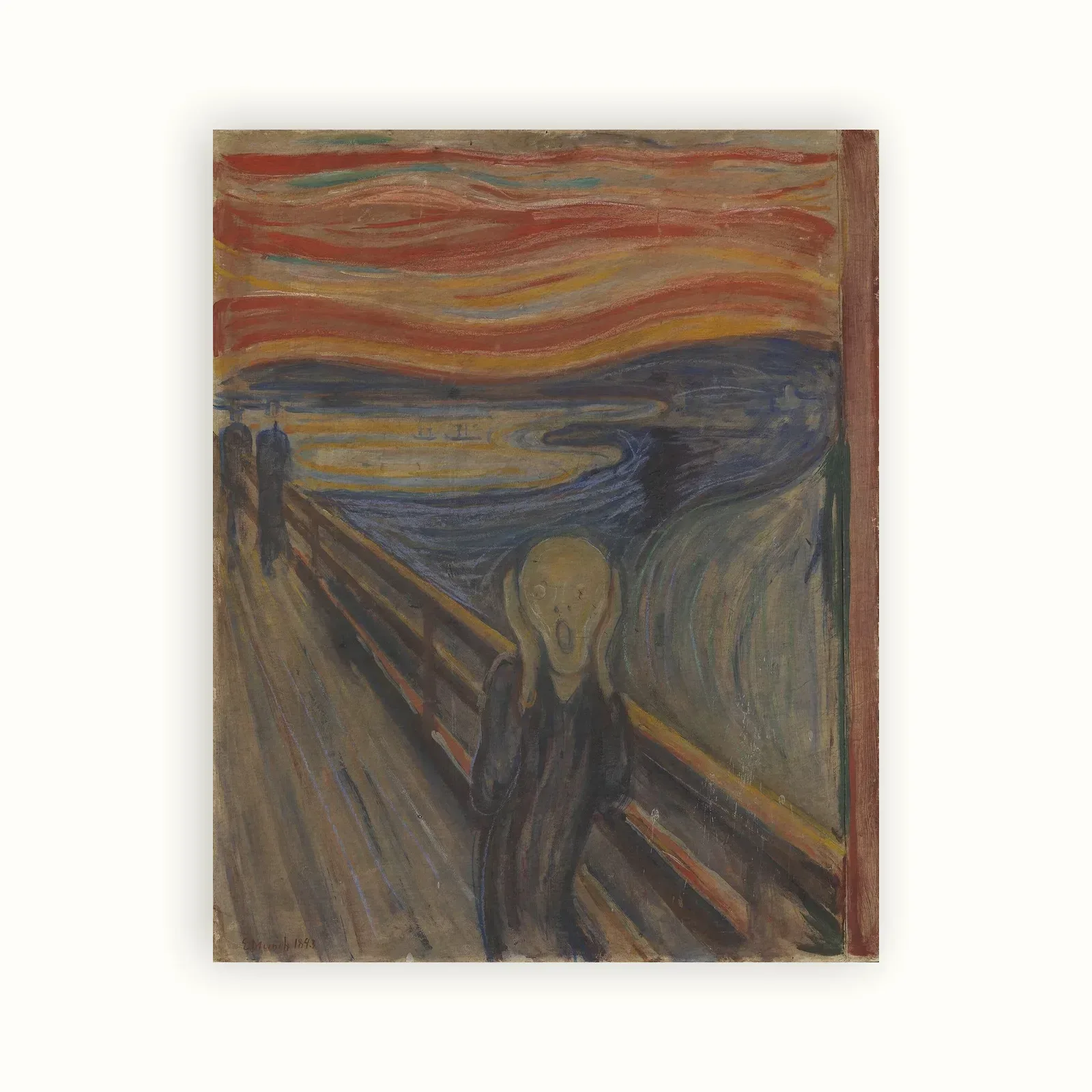 The Scream by Edvard Munch, 1893: as a fine art print