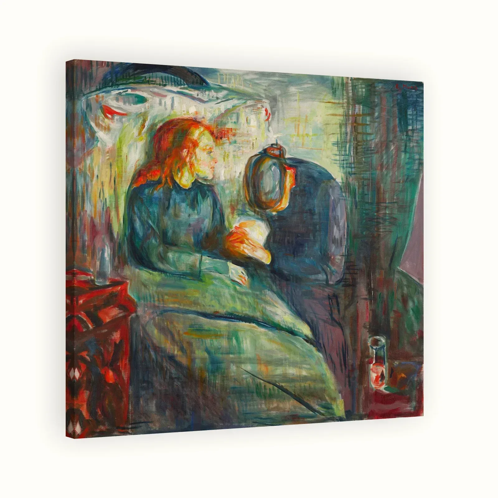 The Sick Child by Edvard Munch, 1925: Stretched canvas