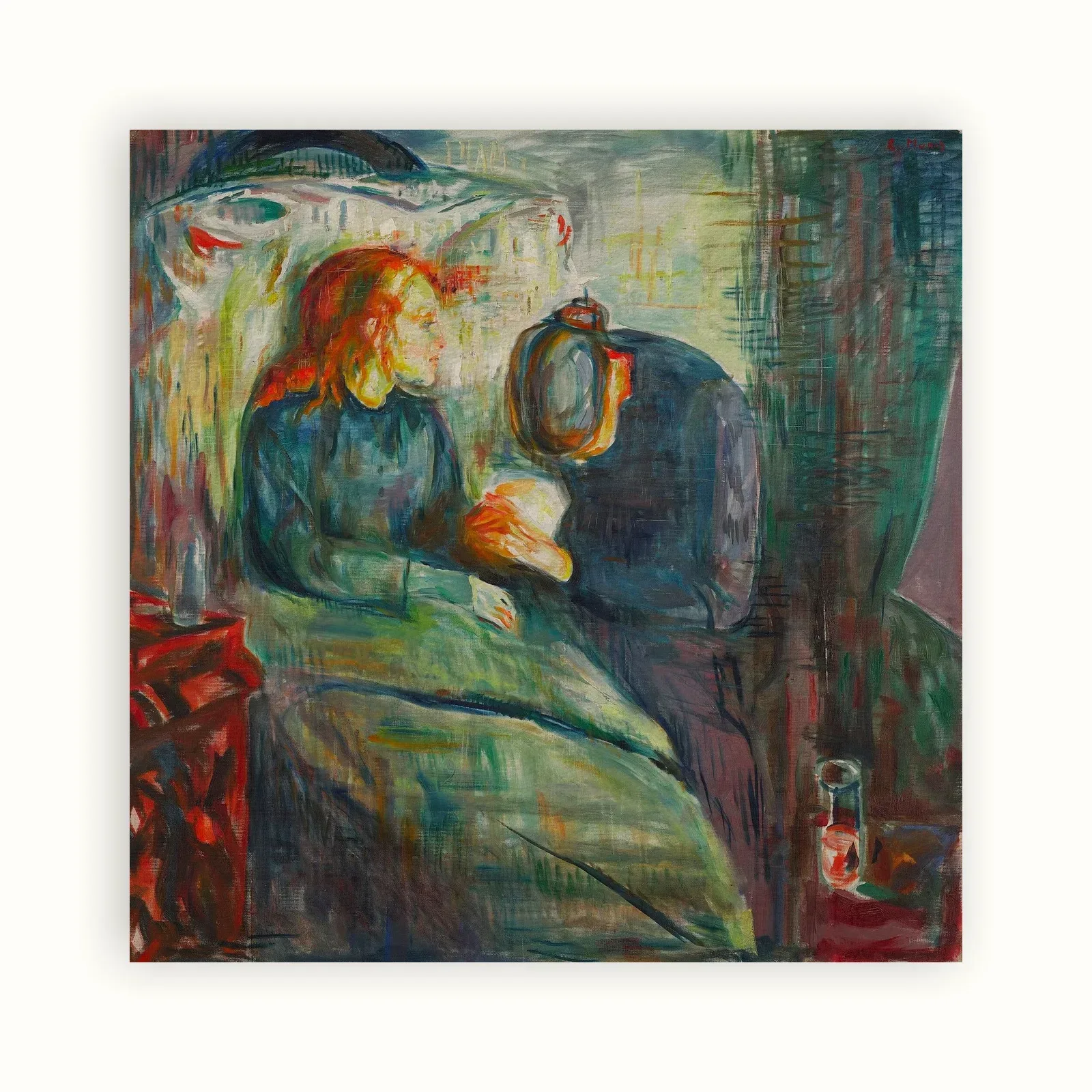 The Sick Child by Edvard Munch, 1925: as a fine art print