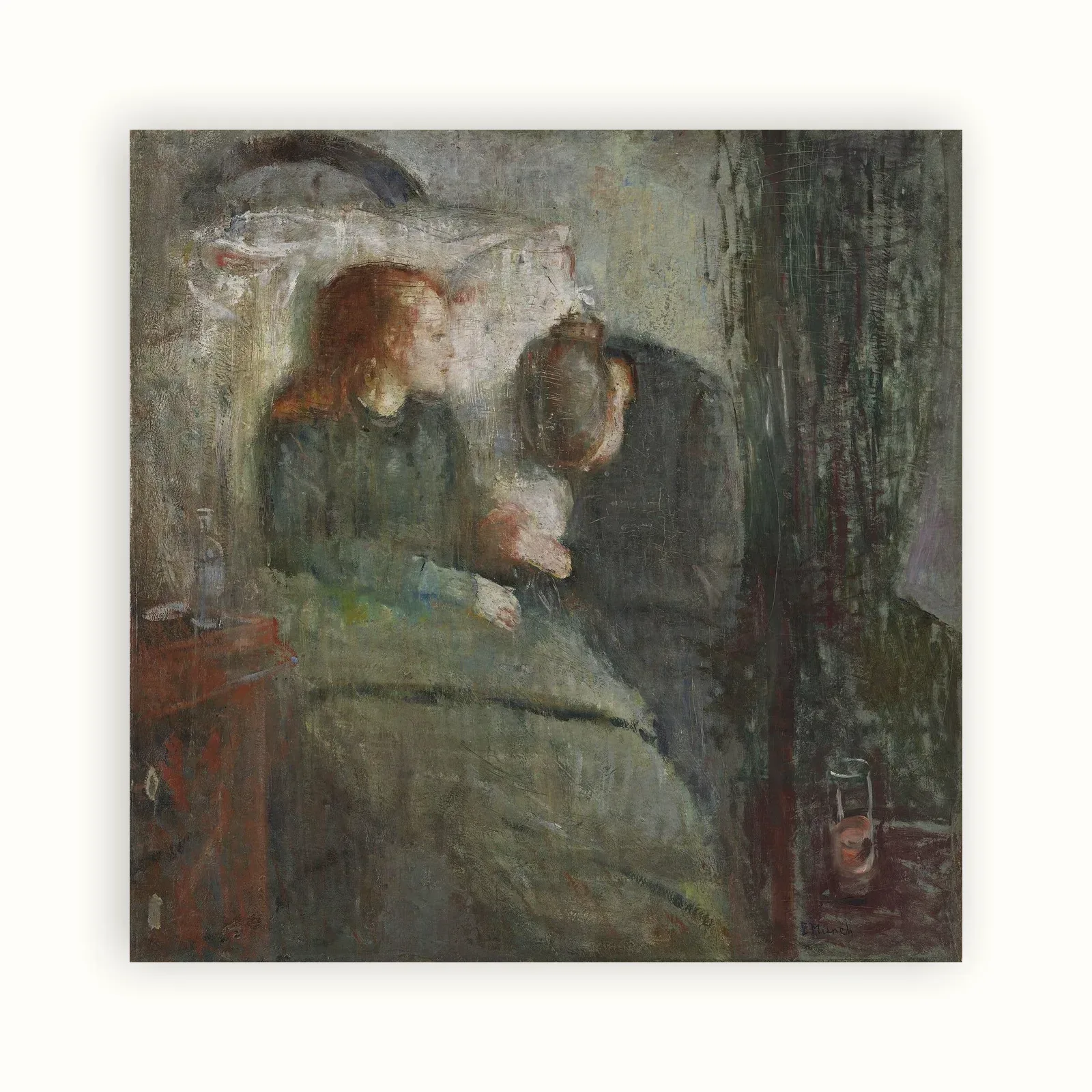 The Sick Child by Edvard Munch, 1880s: as a fine art print