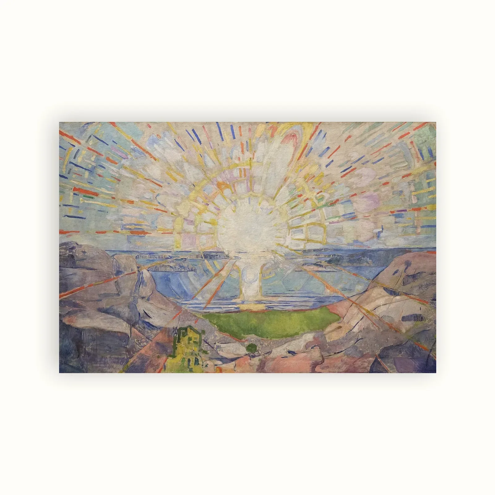 The Sun by Edvard Munch, 1911: as a fine art print