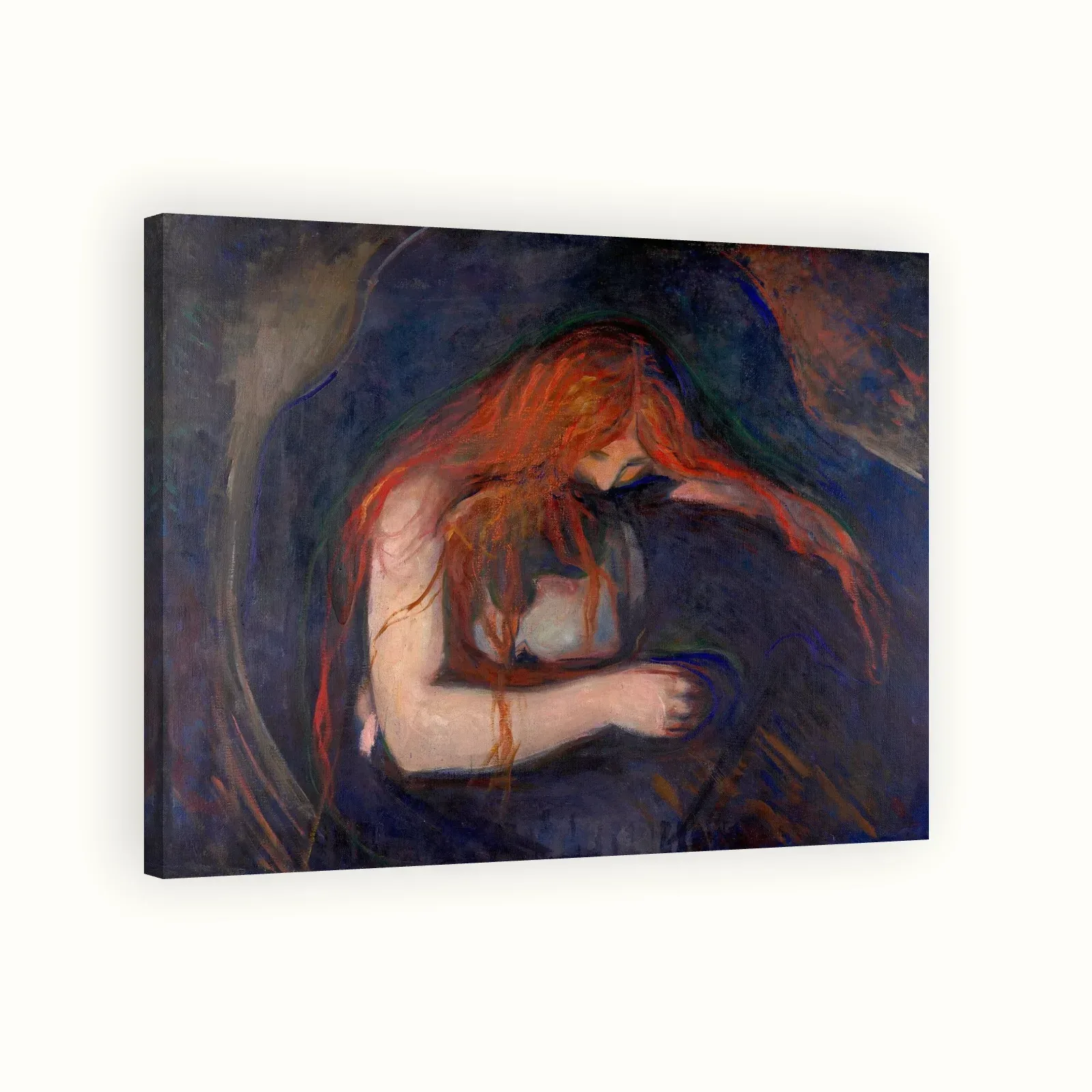 Vampire by Edvard Munch, 1895: Stretched canvas