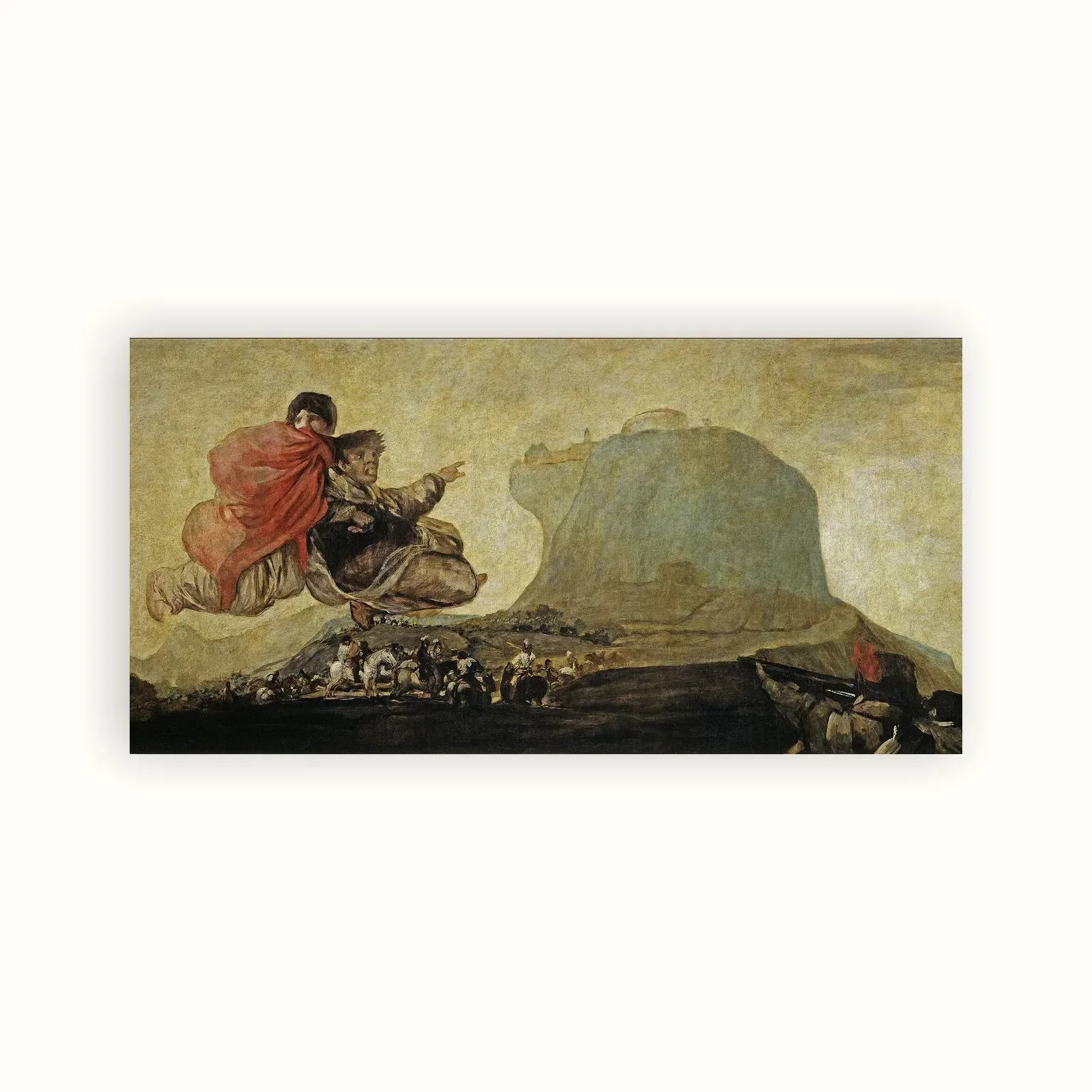 Asmodea by Francisco Goya, 1820–1823: as a fine art print