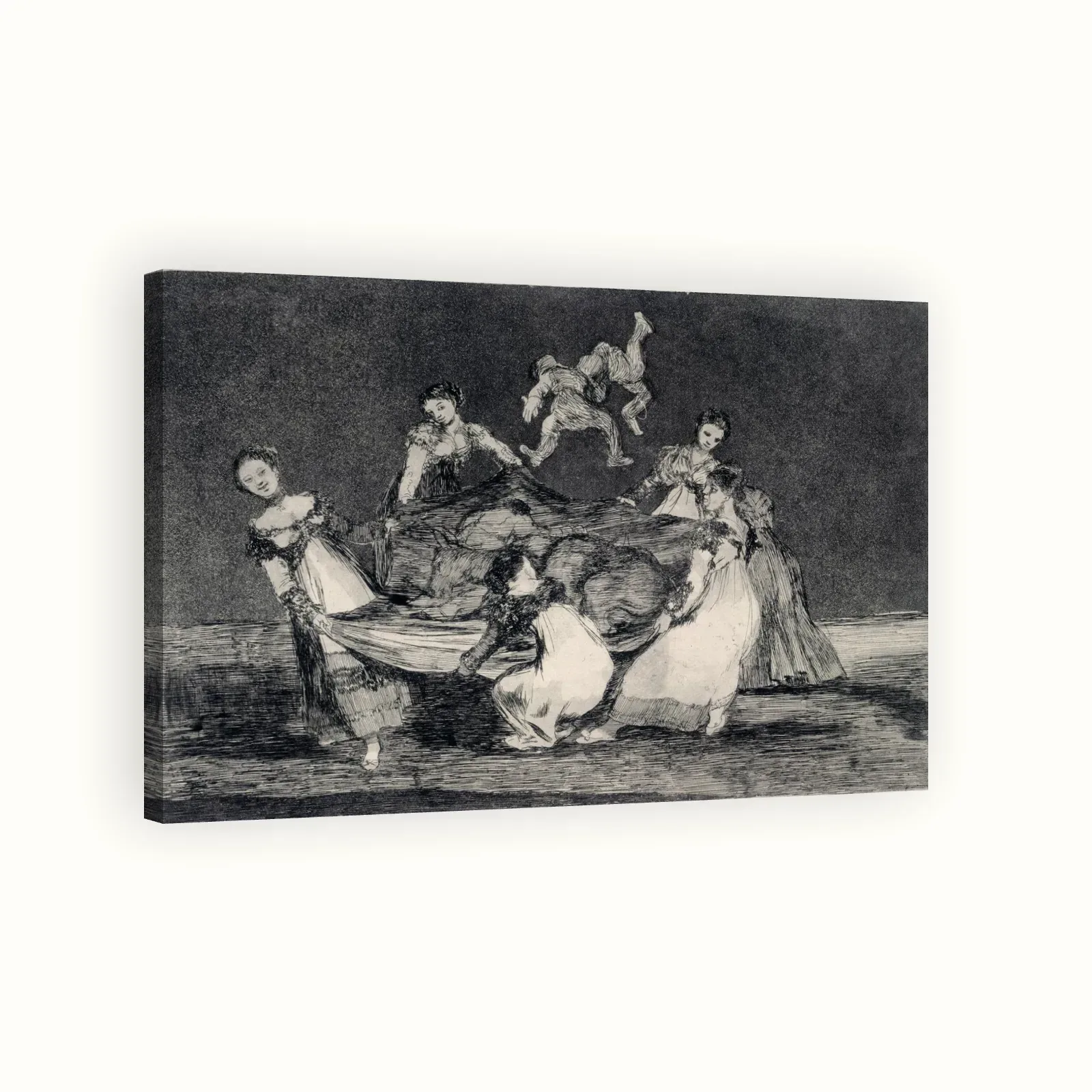 Disparate femenino (Feminine Folly) by Francisco Goya, in or after 1816: Stretched canvas