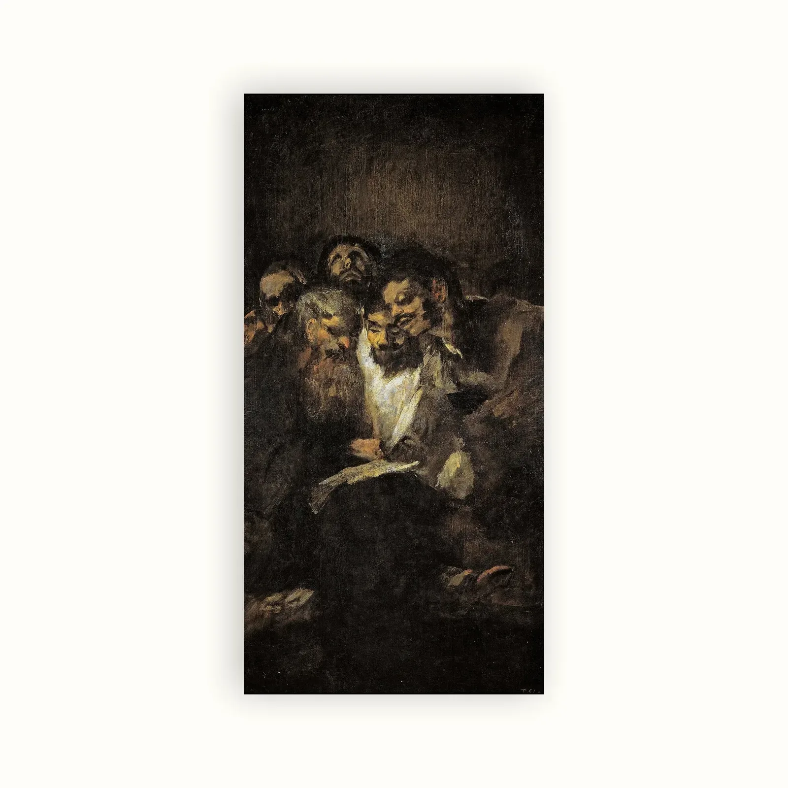 Men Reading by Francisco Goya, 1820–1823: as a fine art print