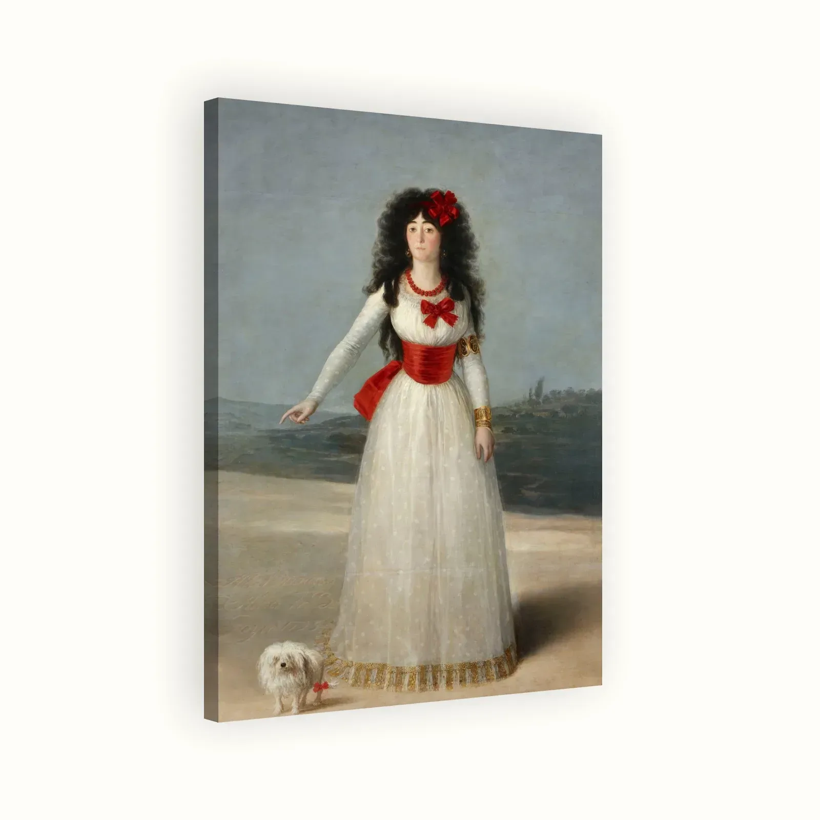 Portrait of the Duchess of Alba by Francisco Goya, 1795: Stretched canvas