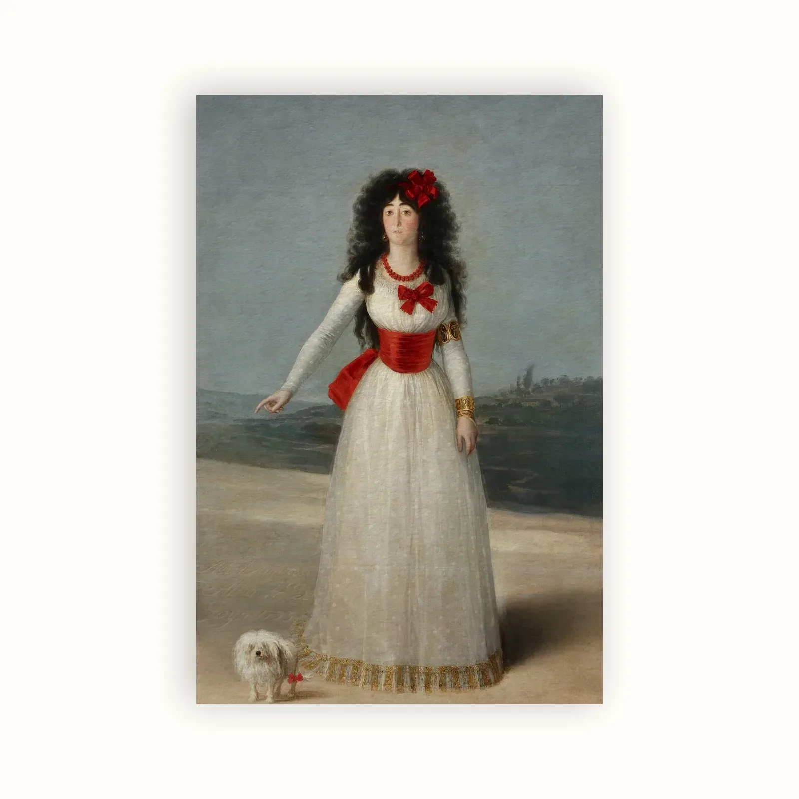 Portrait of the Duchess of Alba by Francisco Goya, 1795: as a fine art print