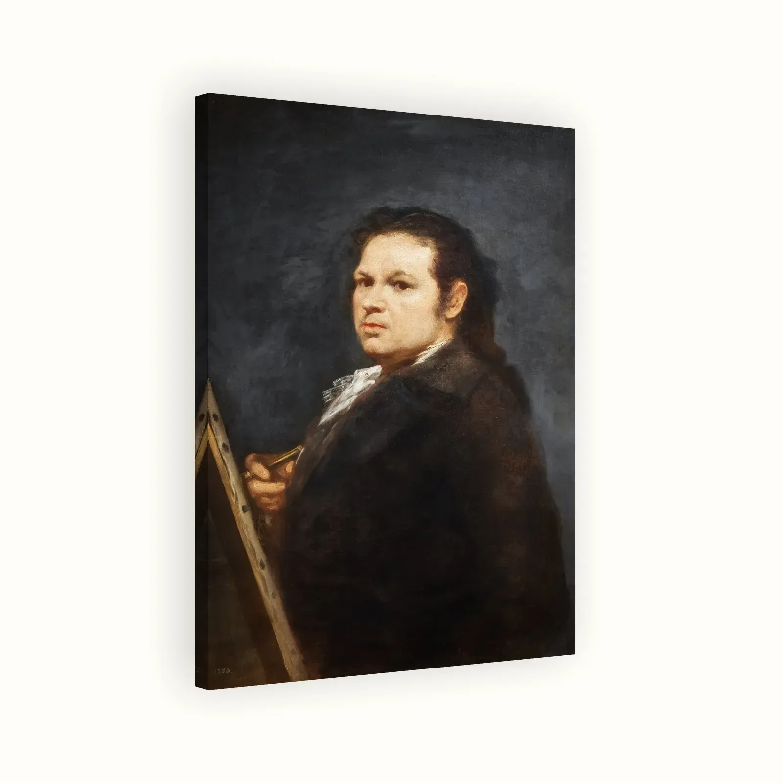 Self-portrait by Francisco Goya, 1783: Stretched canvas