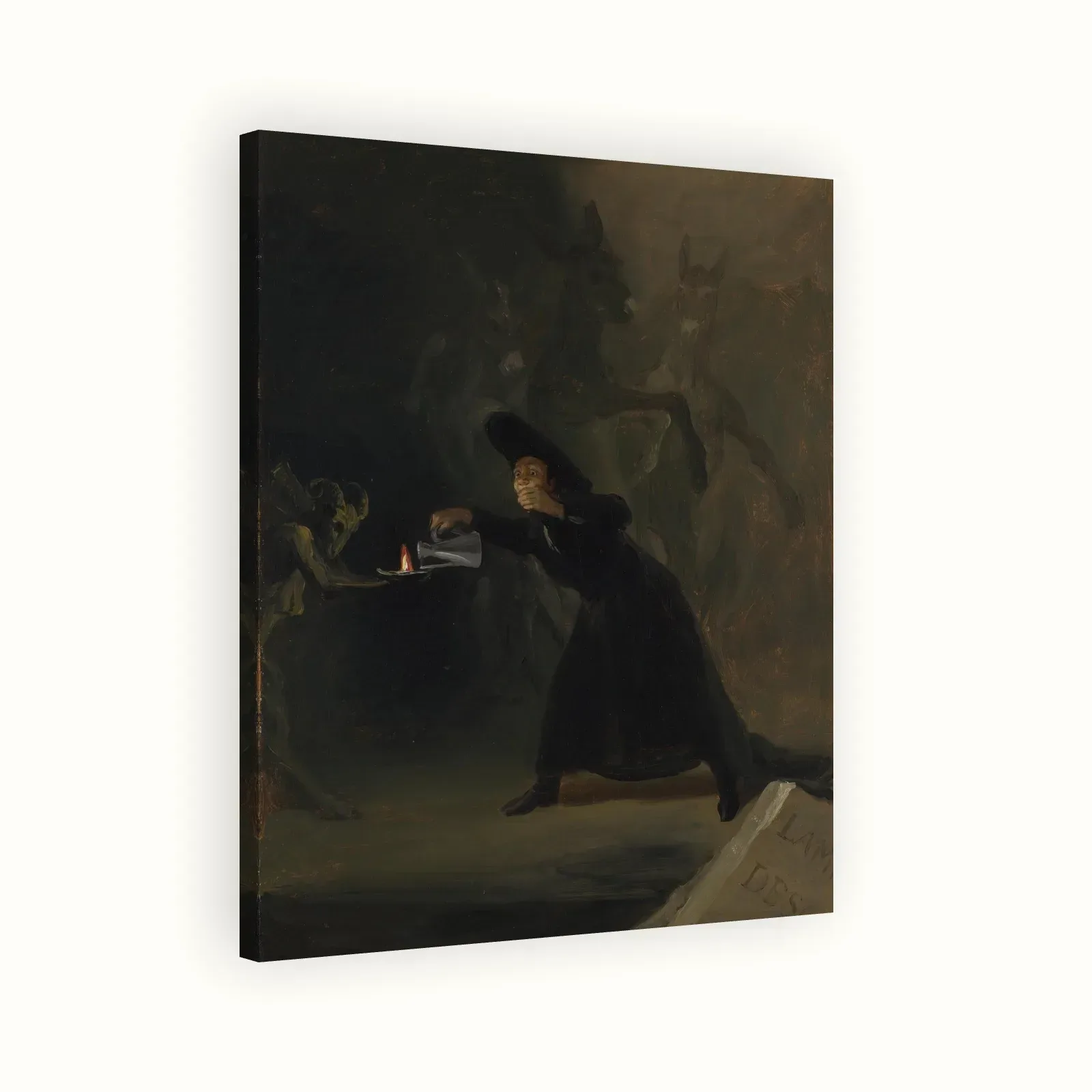 The Bewitched Man by Francisco Goya, 1798: Stretched canvas